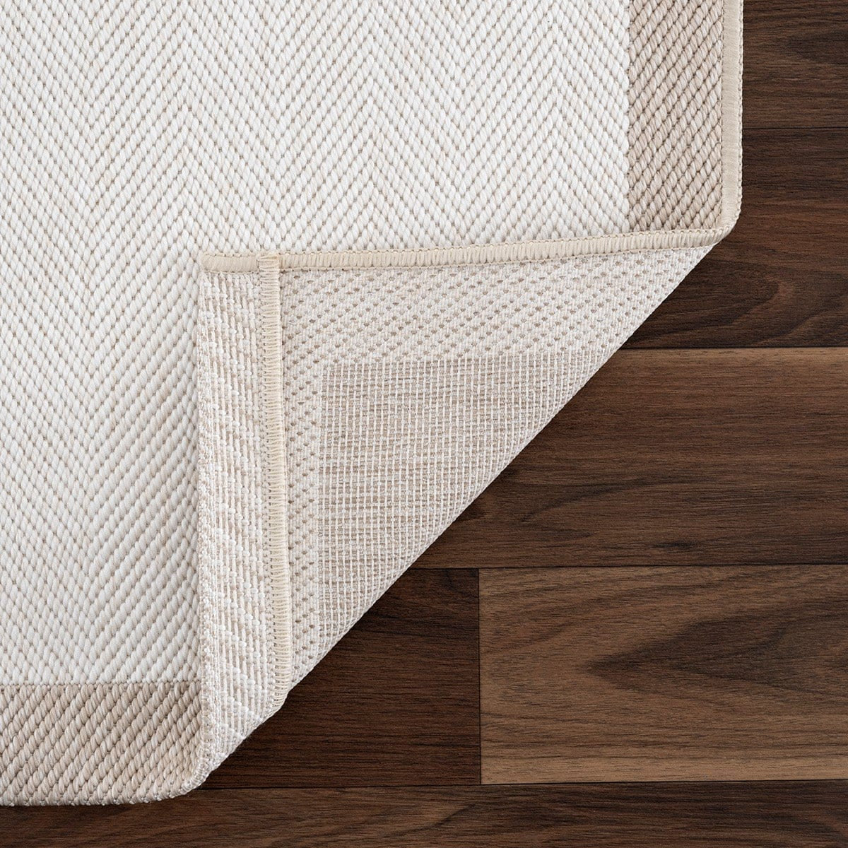 Fresco Soft Ecru Mink Washable Rug A3936A