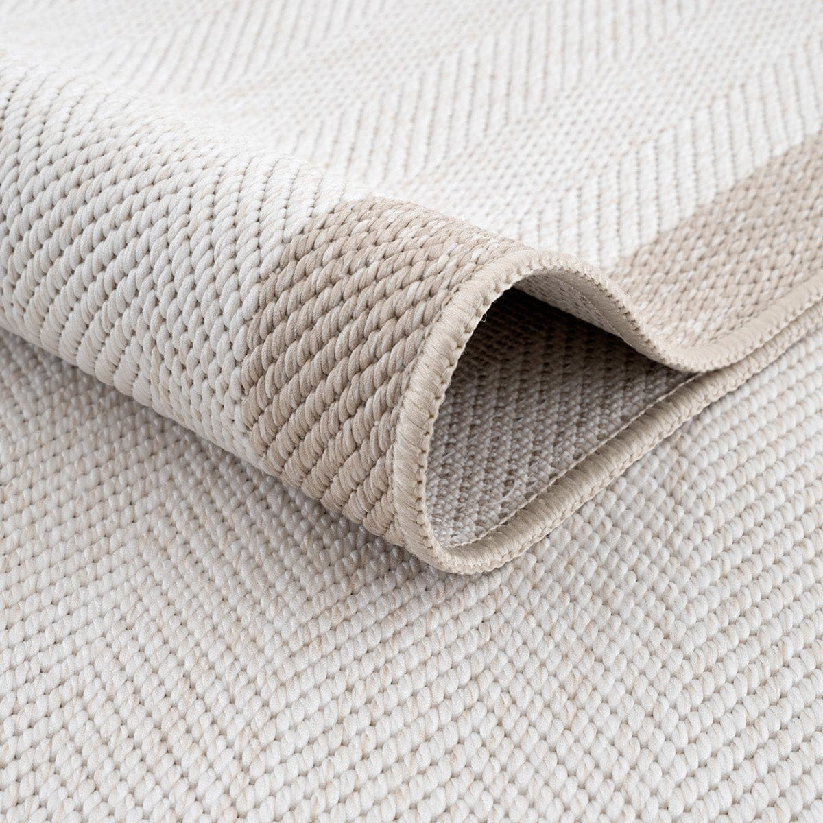 Fresco Soft Ecru Mink Washable Rug A3936A