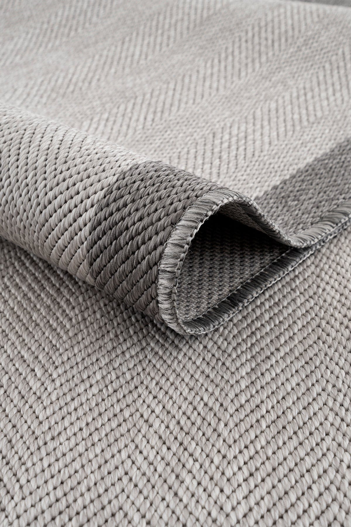 Fresco Soft Gray Anthracite Washable Rug A3936A