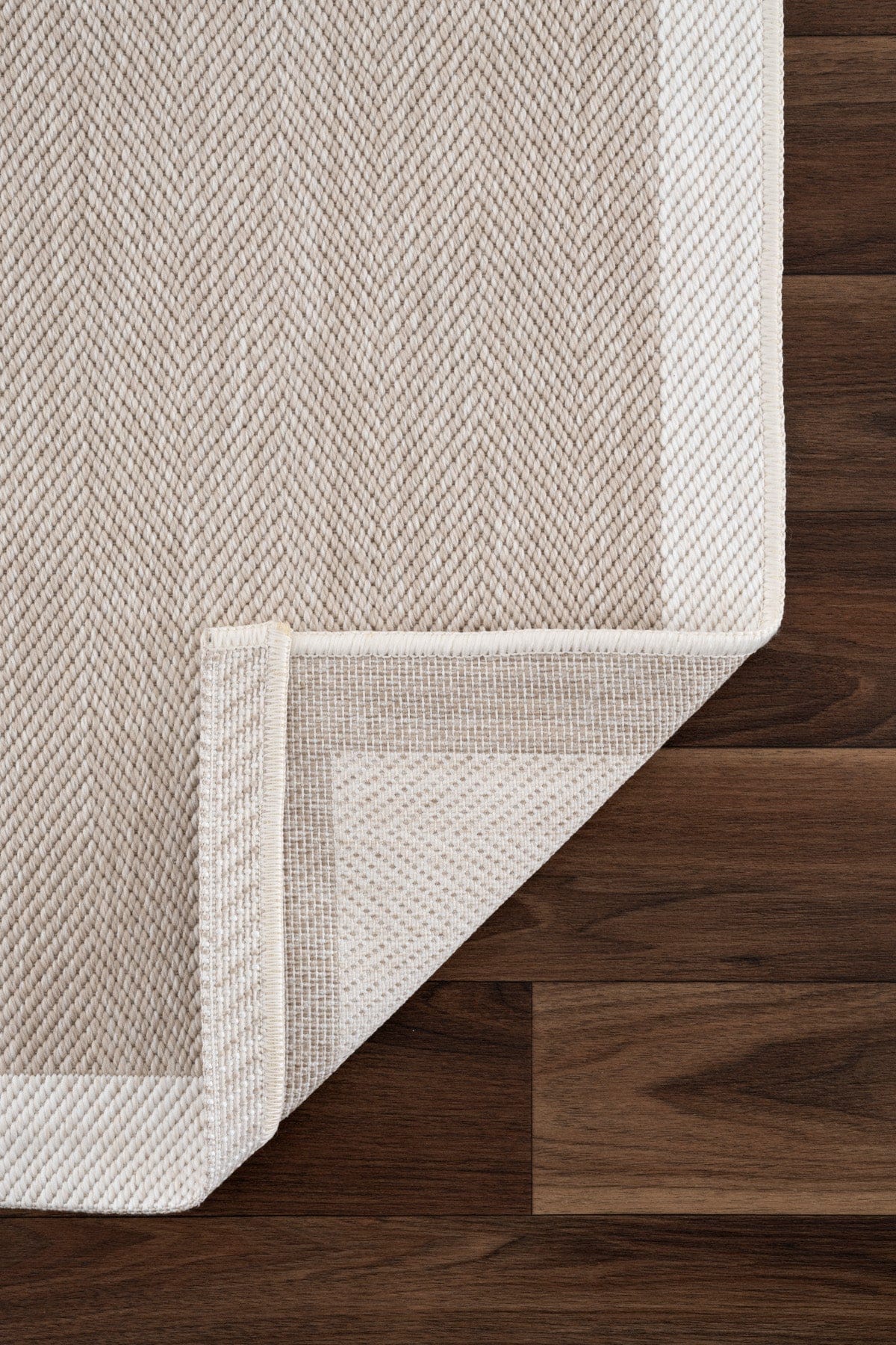 Fresco Soft Mink Ecru Washable Rug A3936A