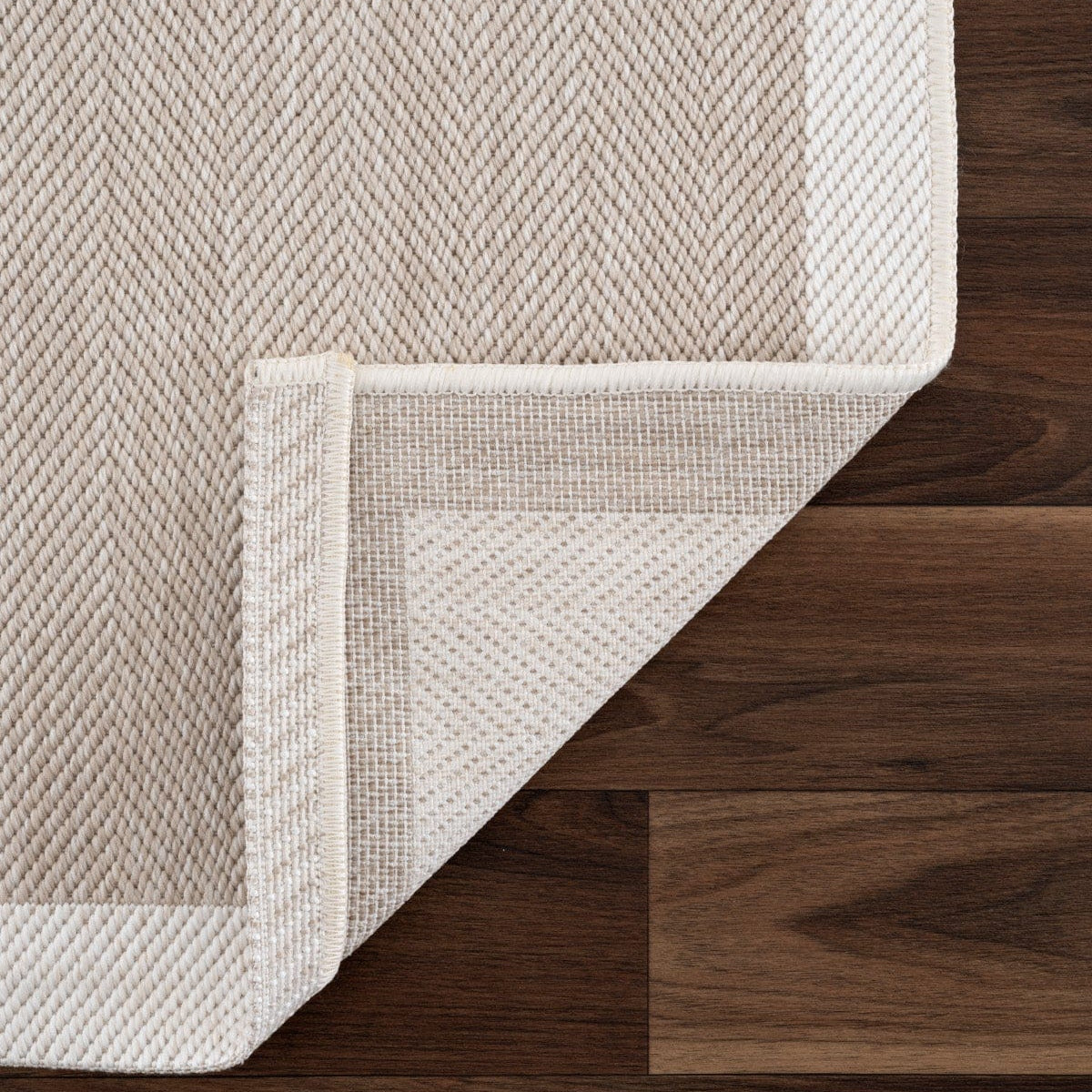 Fresco Soft Mink Ecru Washable Rug A3936A