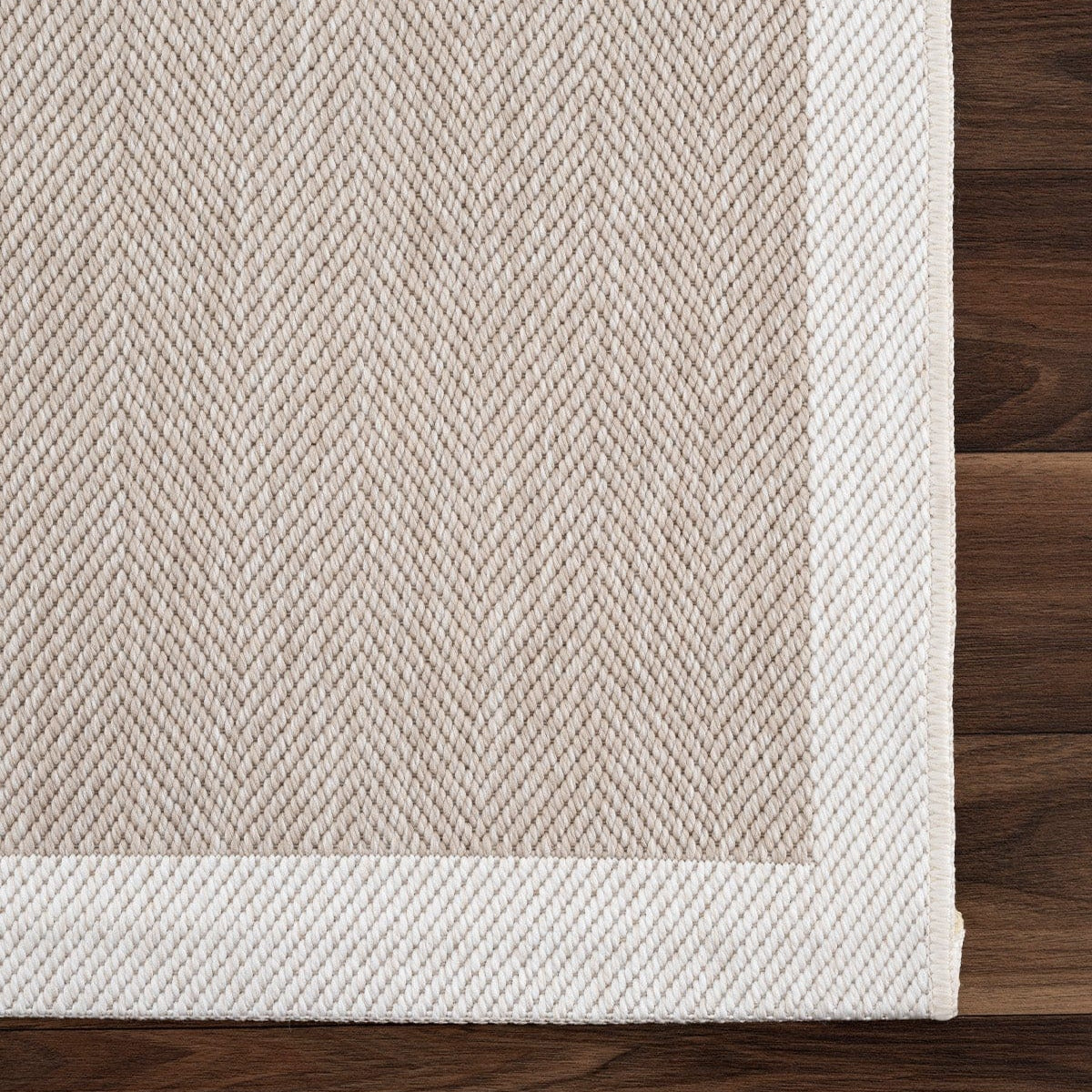 Fresco Soft Mink Ecru Washable Rug A3936A