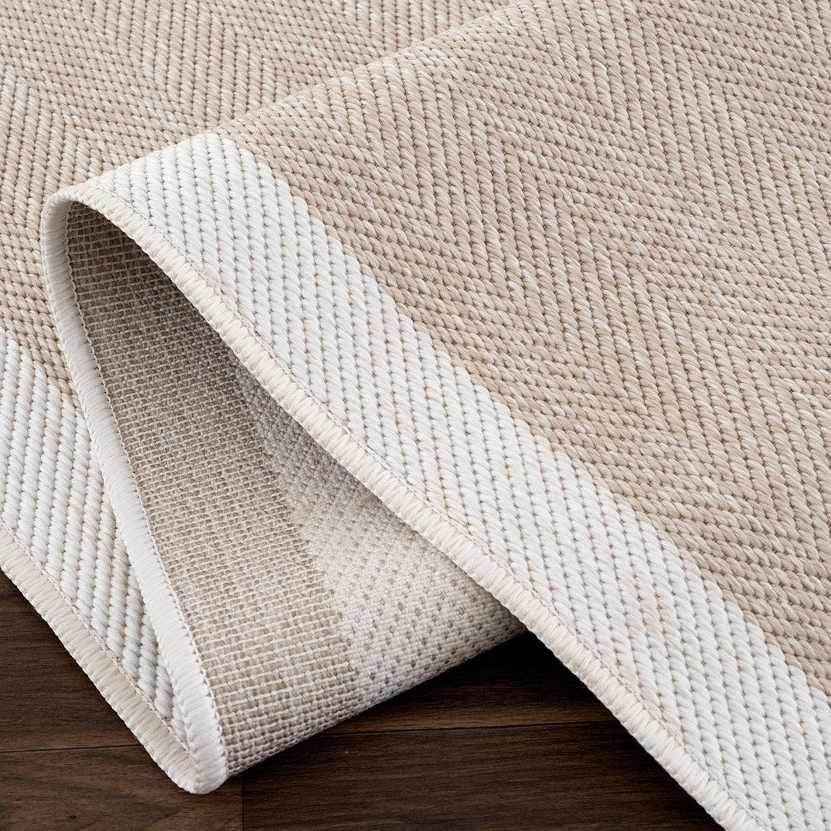 Fresco Soft Mink Ecru Washable Rug A3936A