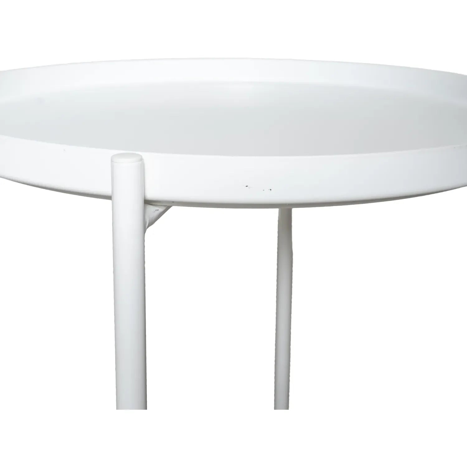 Gladom Yan Sehpa Metal Beyaz 10603