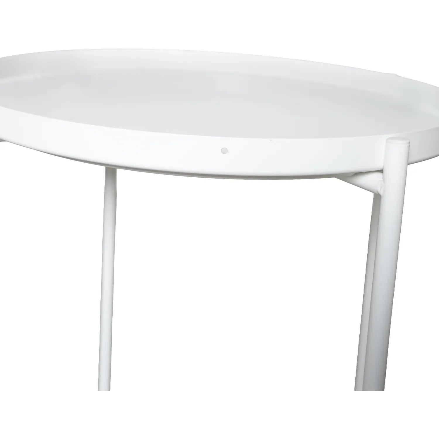 Gladom Yan Sehpa Metal Beyaz 10603