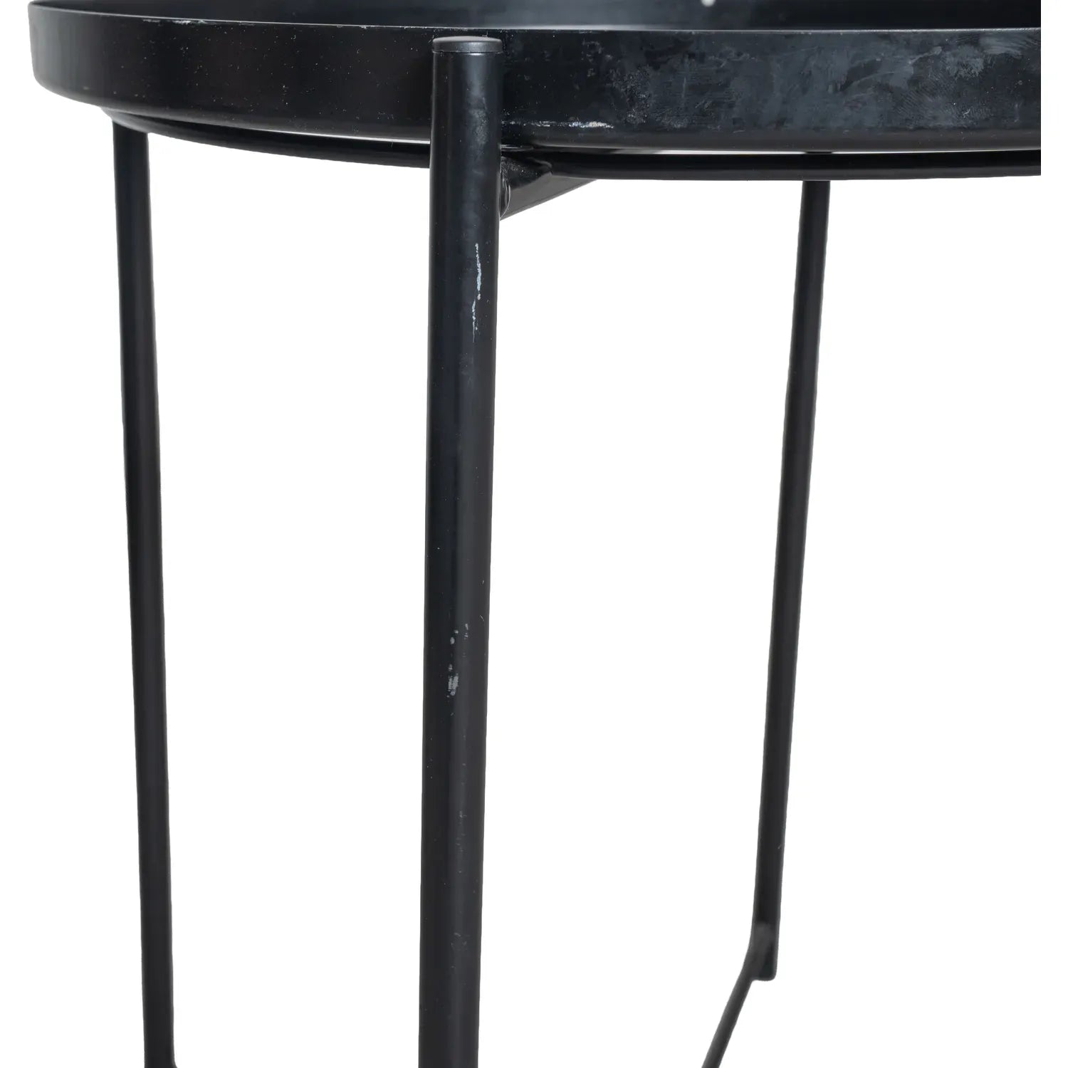 Gladom Yan Sehpa Metal Siyah 10573