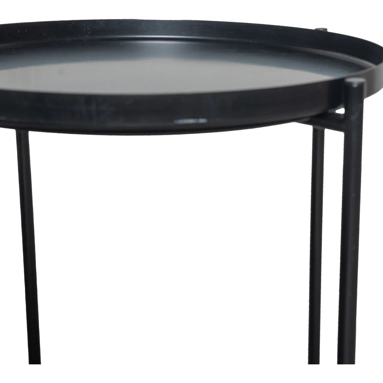 Gladom Yan Sehpa Metal Siyah 10573