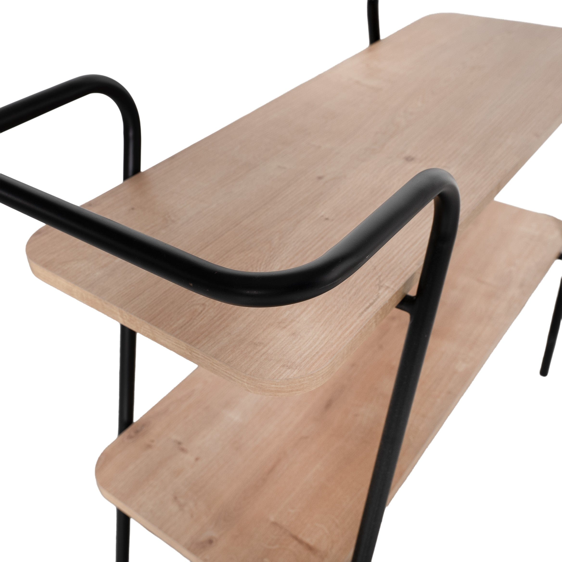 Hazel Dresuar Metal/Ahşap Meşe/Siyah 10540