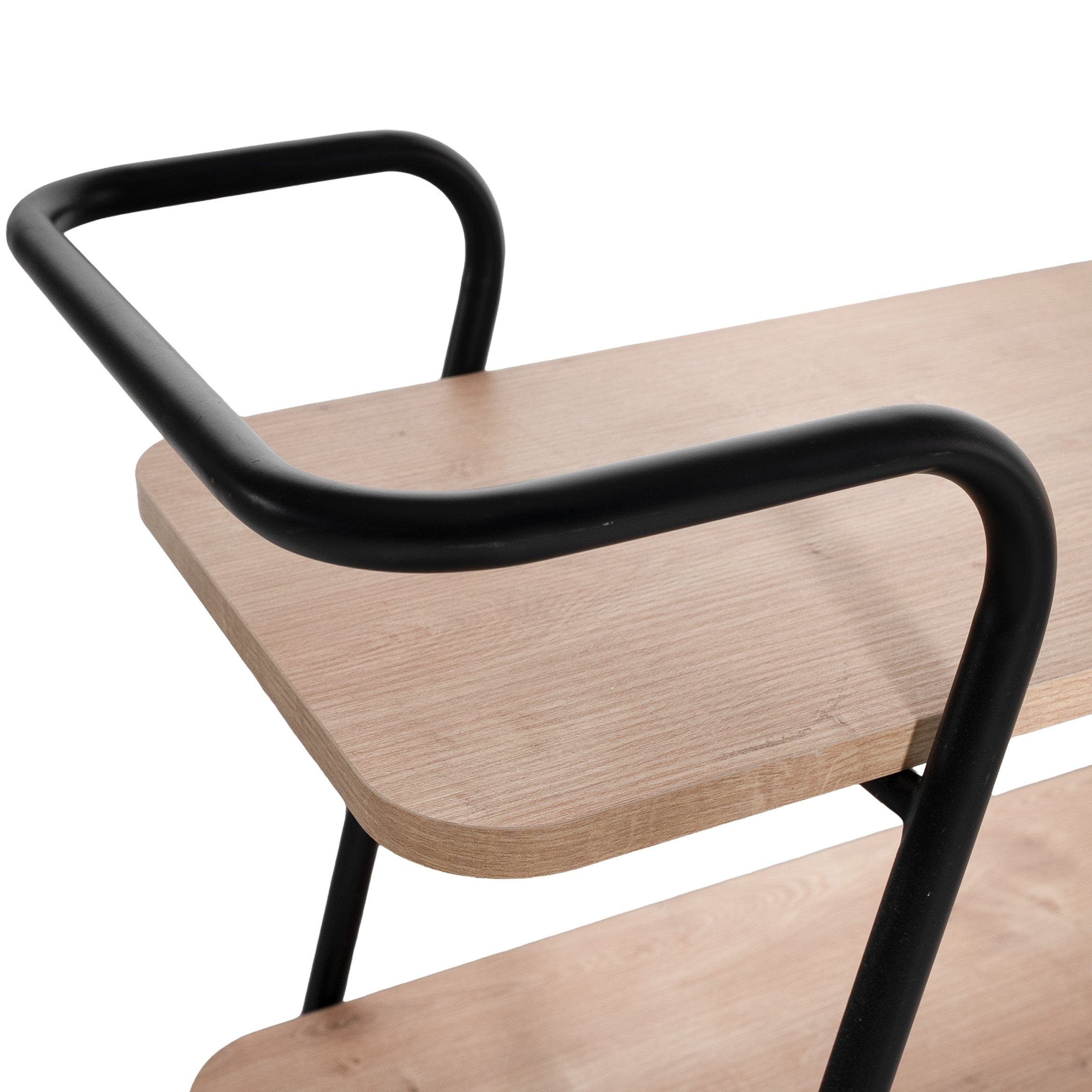 Hazel Dresuar Metal/Ahşap Meşe/Siyah 10540