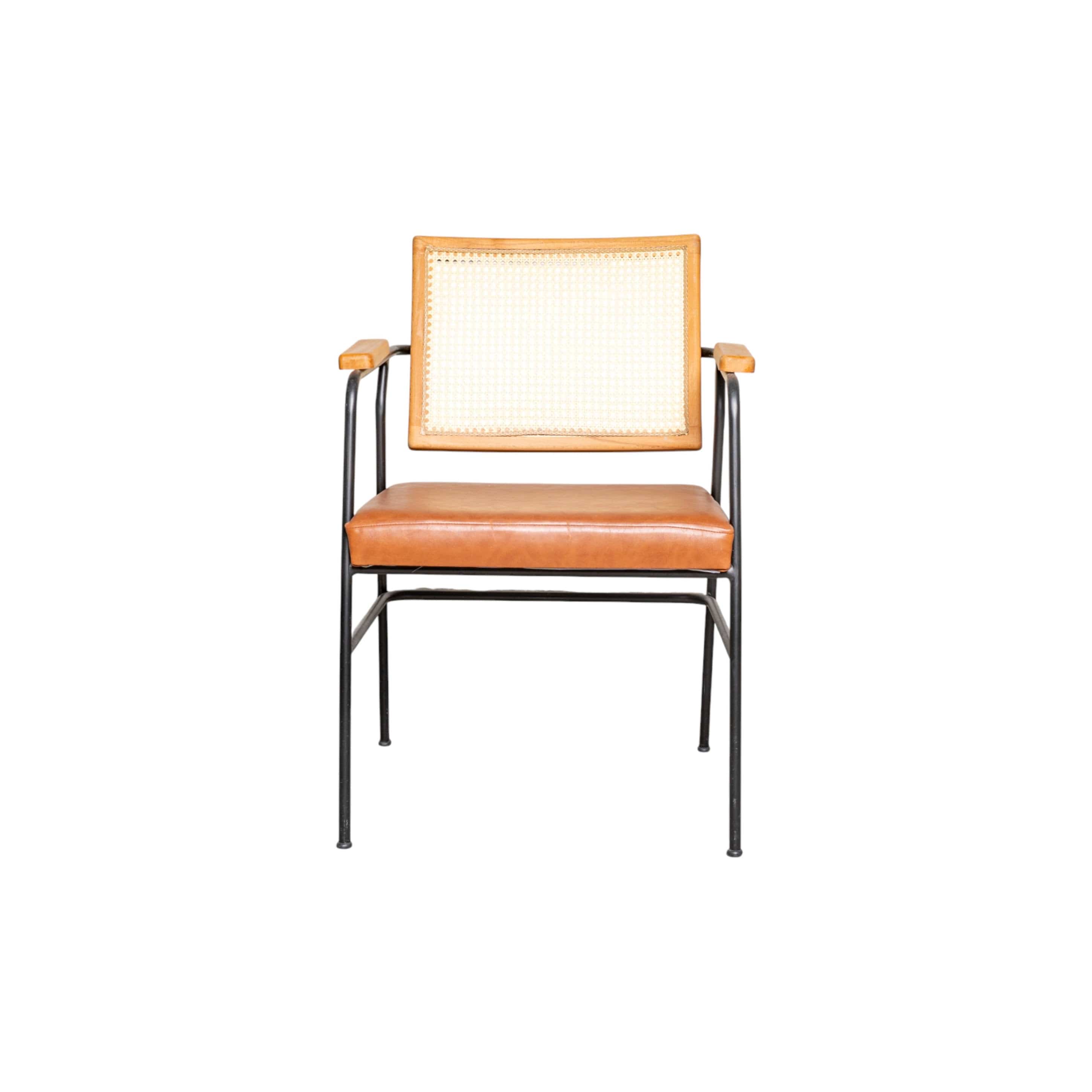 Hazeran Sırtlı Çalışma Sandalyesi Taba 11087