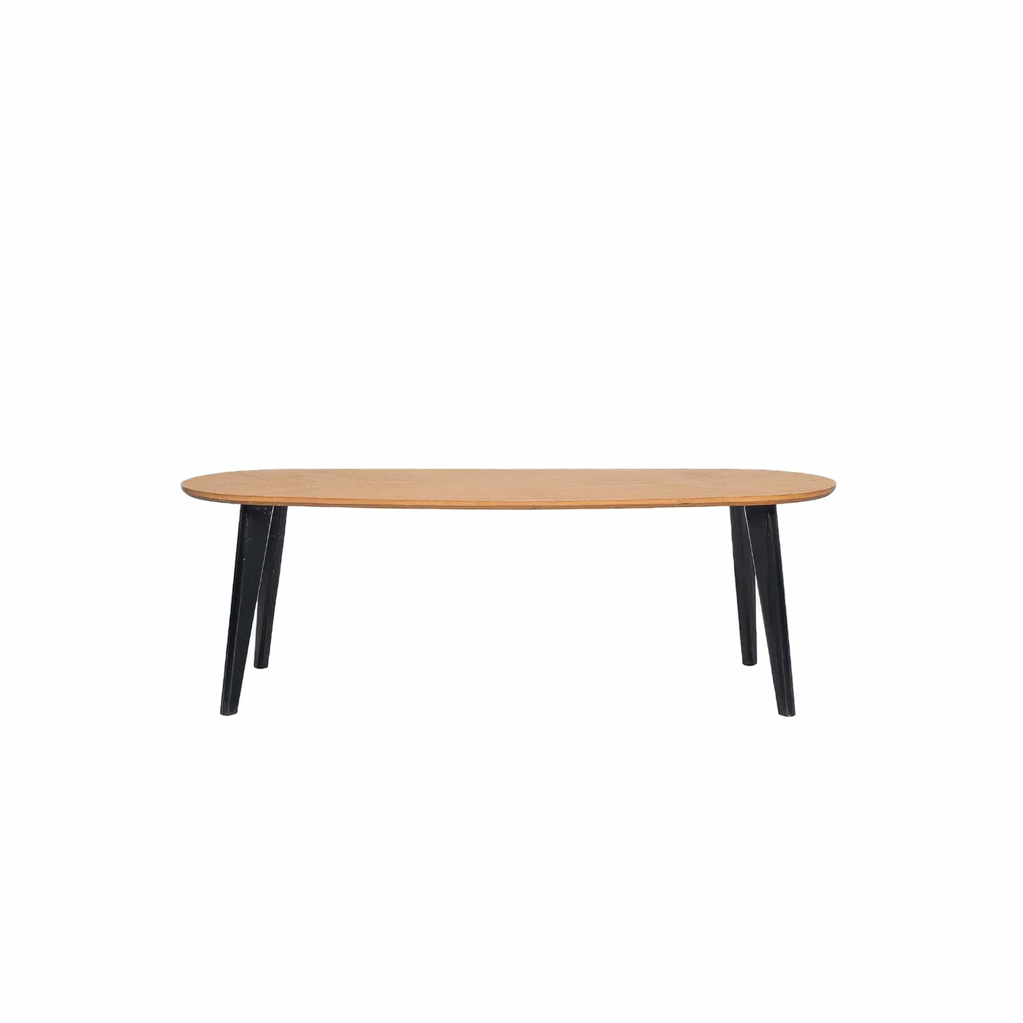 Helsinki Oval Orta Sehpa Ahşap Meşe 10577