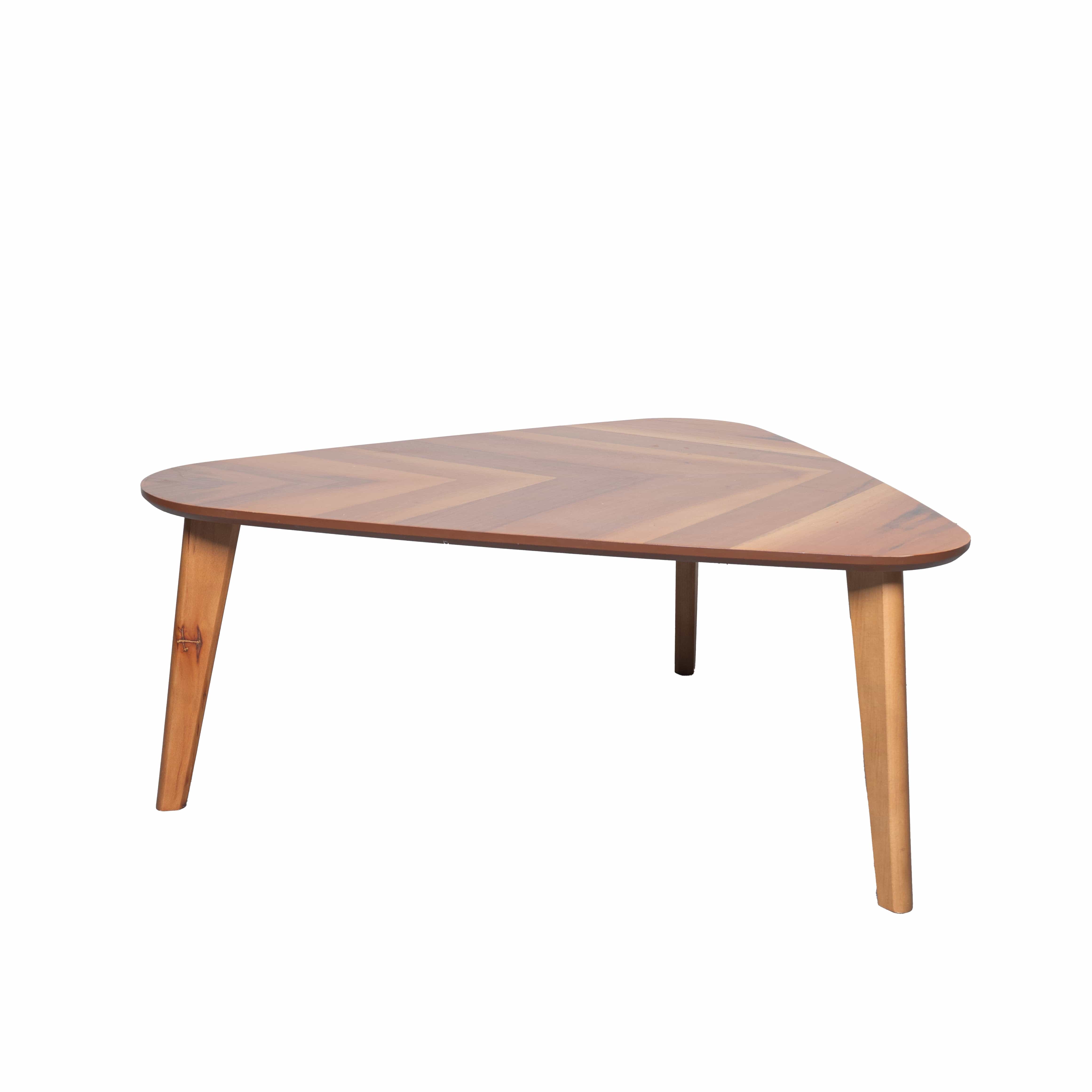 Helsinki Üçgen Orta Sehpa Ahşap Meşe 10604