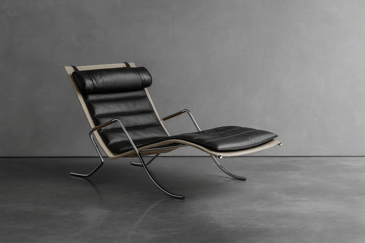 Jørgen Kastholm & Preben Fabricius 'Grasshopper' Chaise Longue