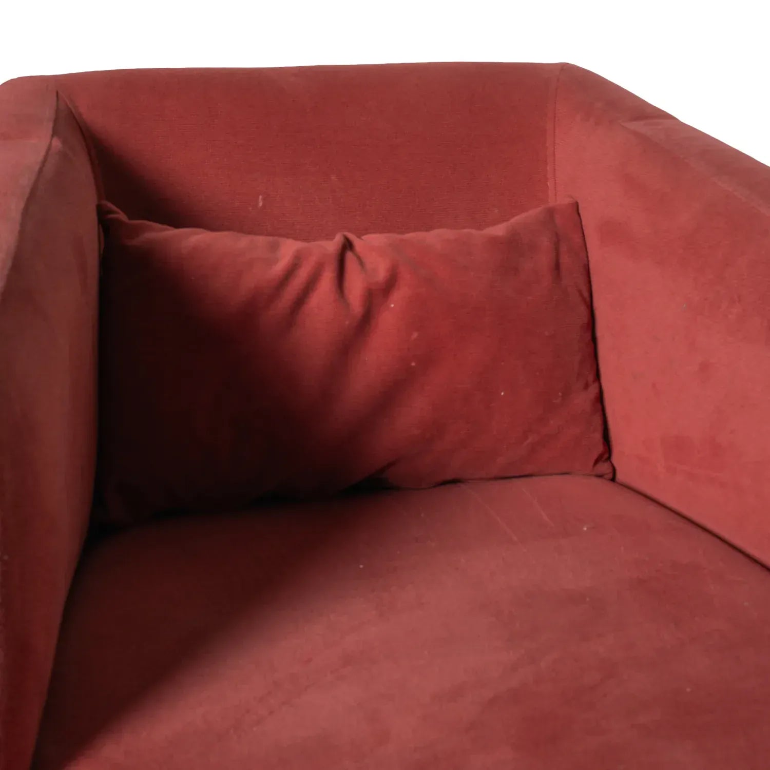 Kamin Berjer Kadife Bordo 10609