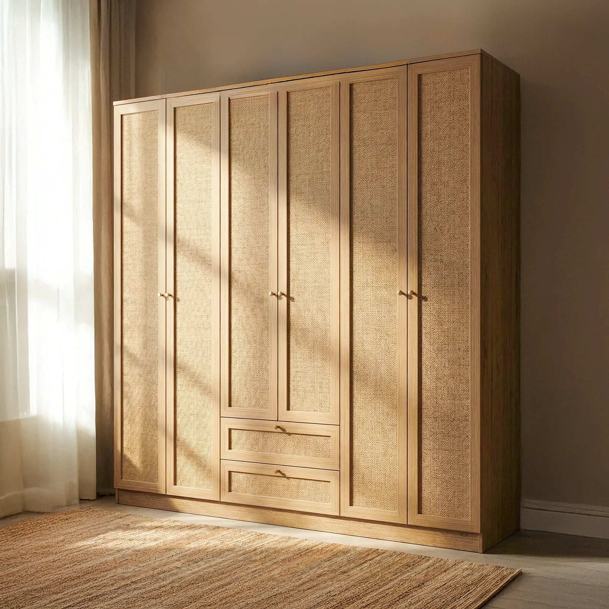 Klint 6 Kapaklı Gardırop