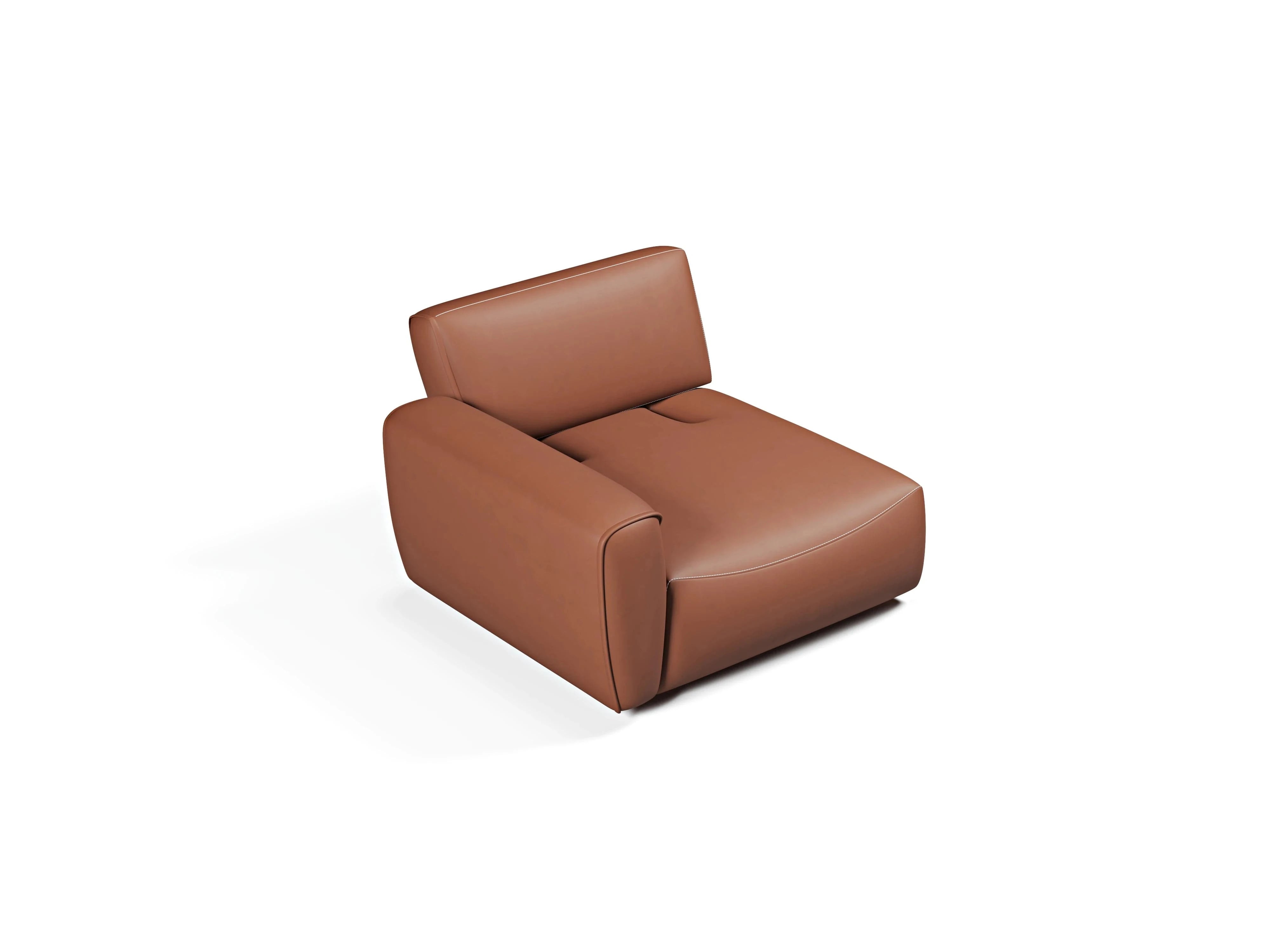 Klint Tekli Modül Sol Kollu 120 cm Deri