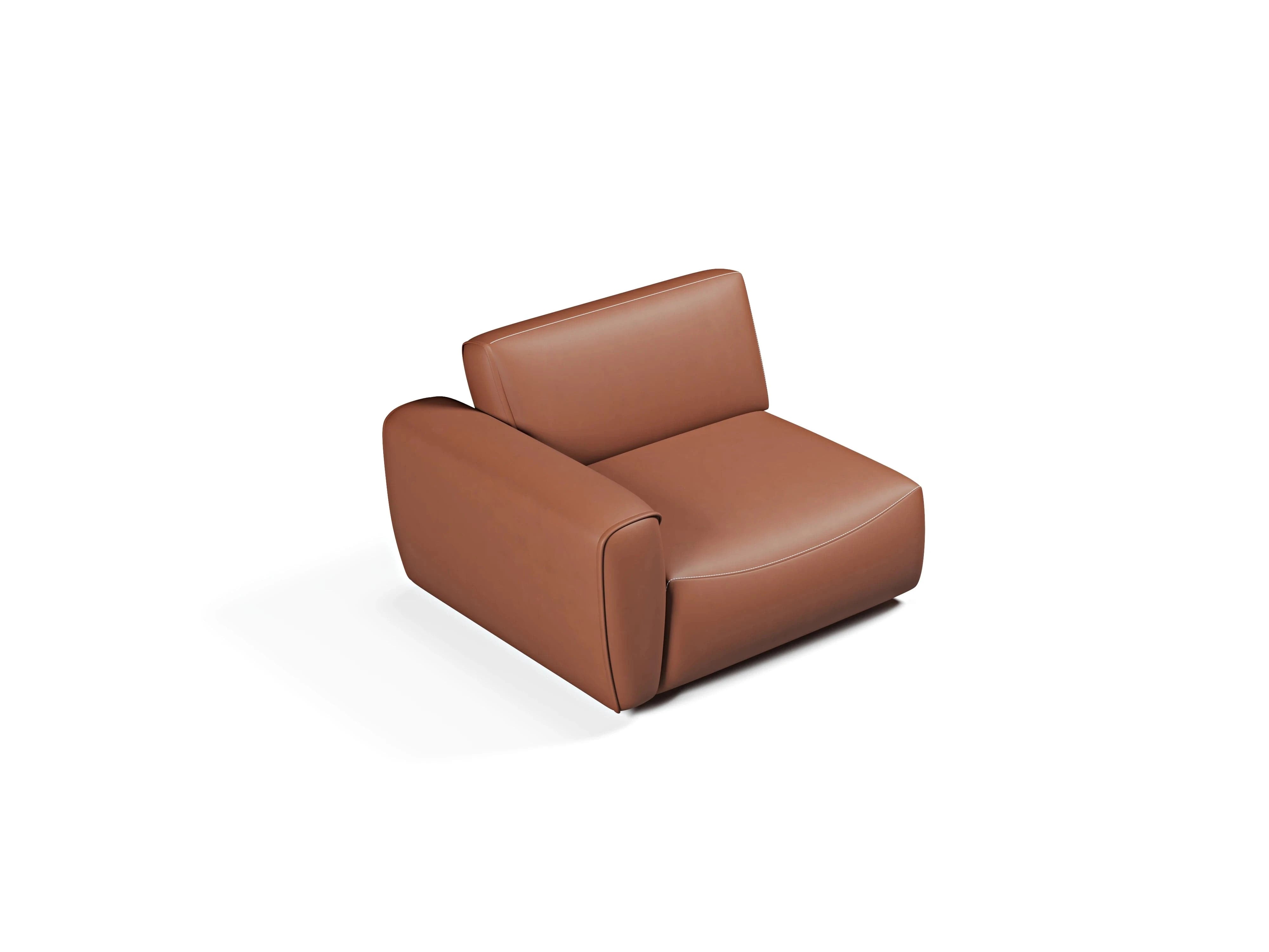 Klint Tekli Modül Sol Kollu 120 cm Deri