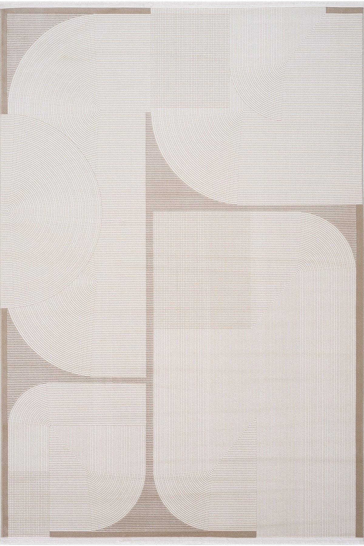 Koza Luna Cream Beige Living Room Rug A2700B