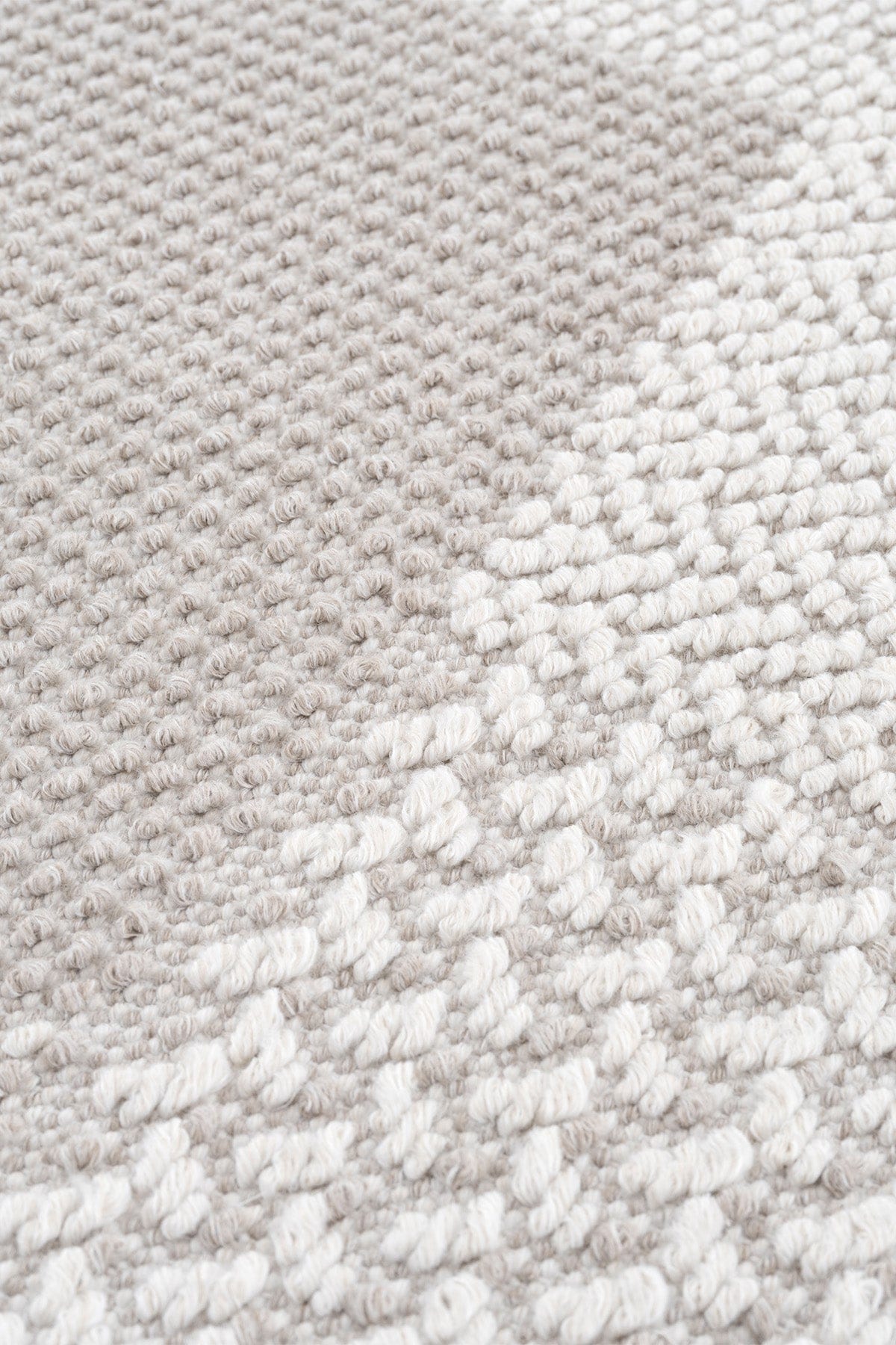 Koza Nomad Cream Mink Living Room Rug A3568B