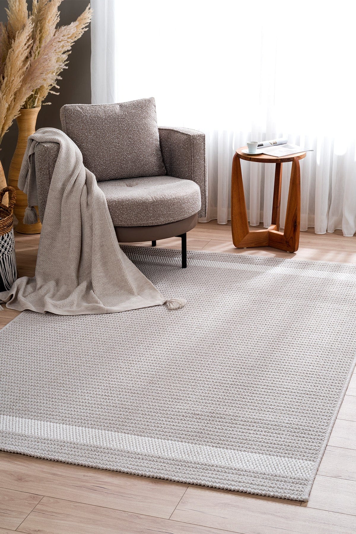 Koza Nomad Mink Living Room Rug A2551C
