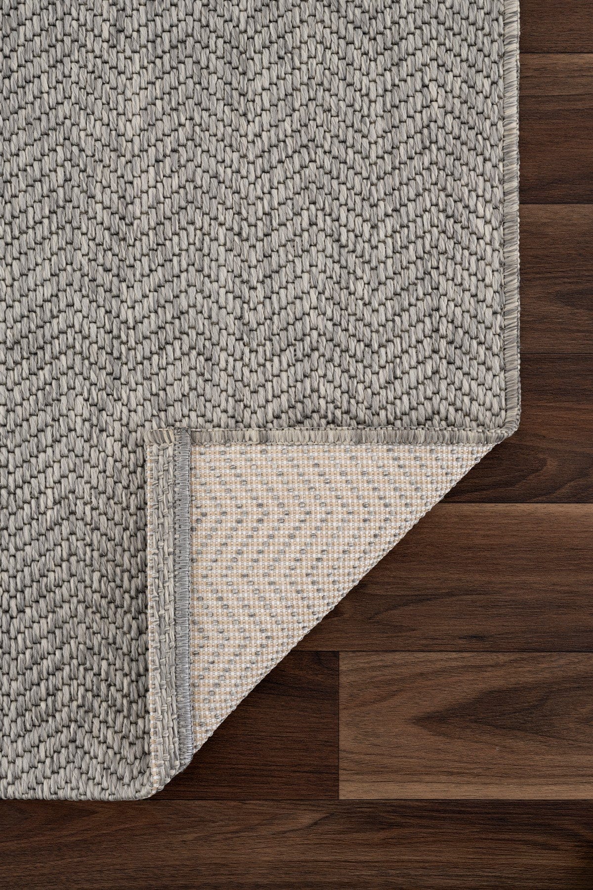 Koza Hayad Origine Grey Living Room Rug B3672E