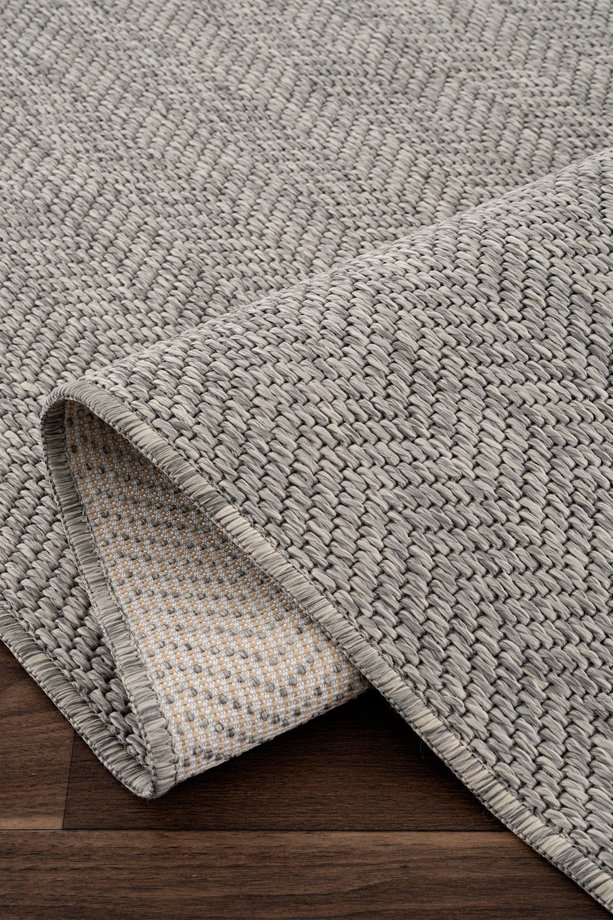 Koza Hayad Origine Grey Living Room Rug B3672E