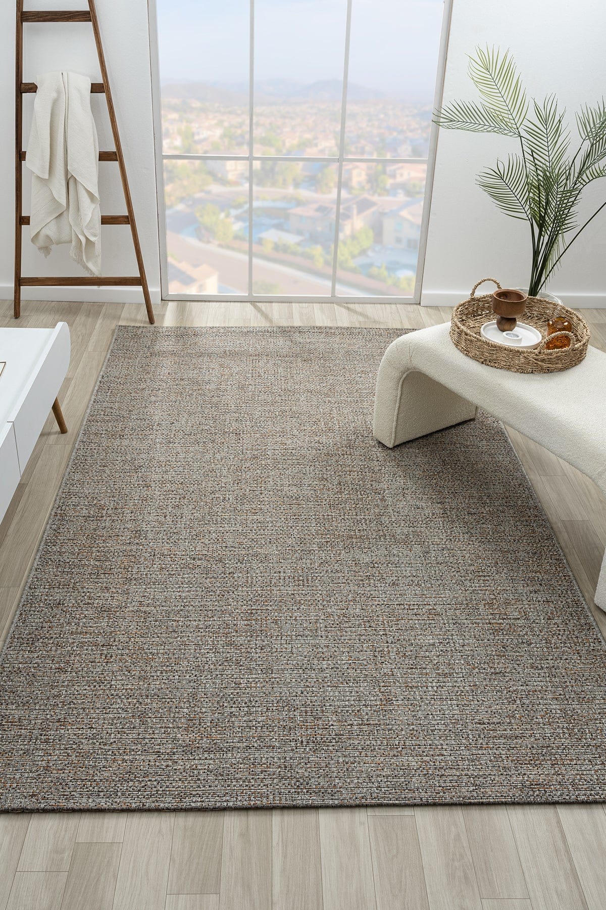 Koza Premium Sahara Grey Multi Dust-Free Rug B3811F