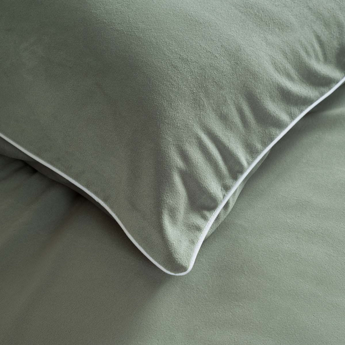 Linda Yeşil Kadife Çift Kişilik Nevresim Takımı 200x220 5009