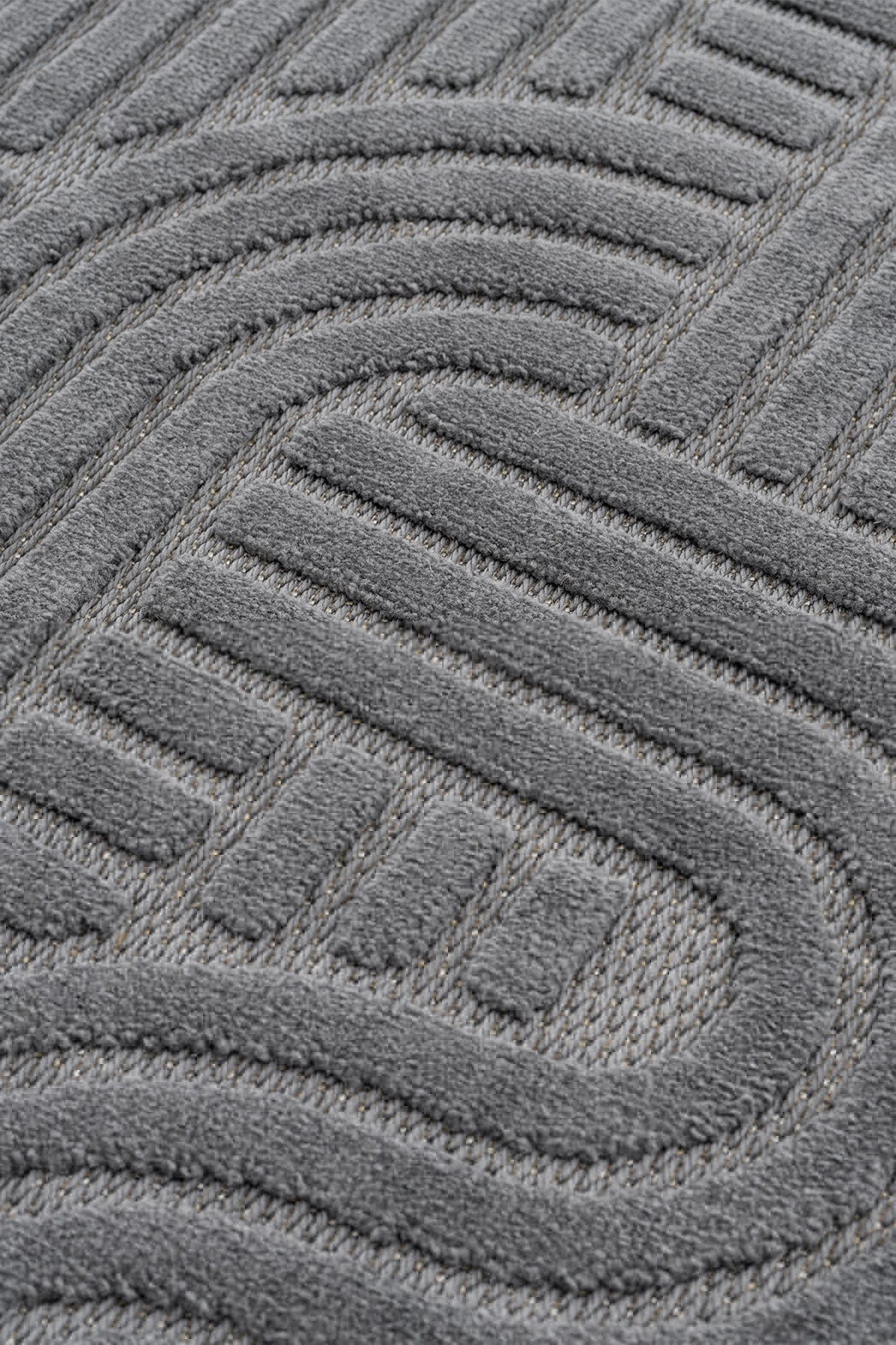 Lisbon Anthracite Living Room Rug A1766D