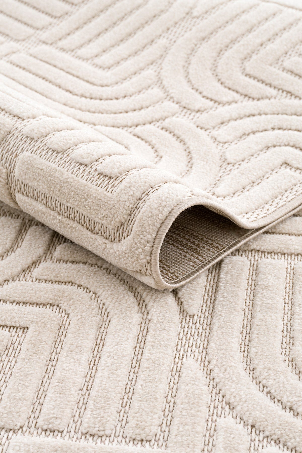 Lisbon Beige Living Room Rug A1761B