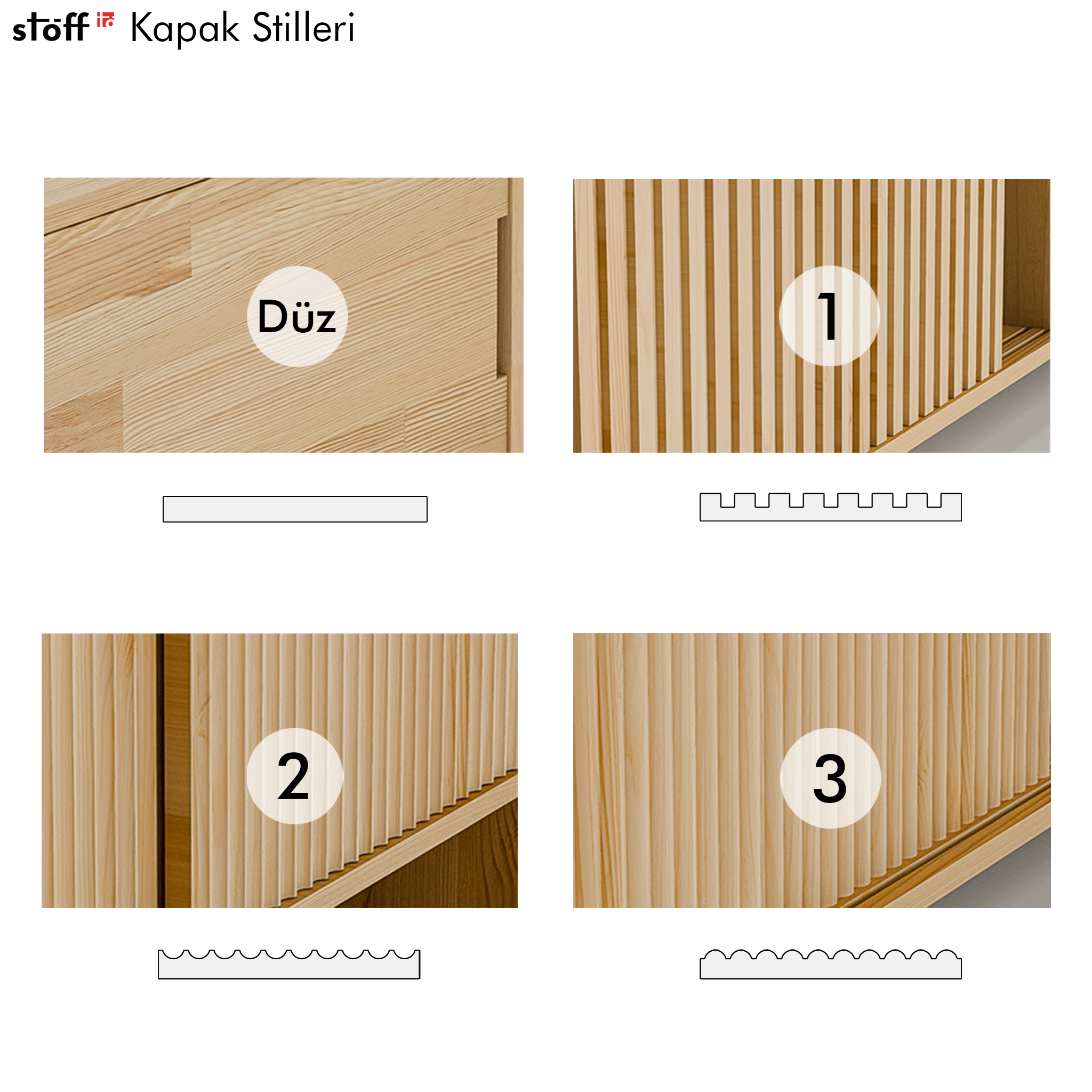 Masif Ahşap Çekmeceli Tv Ünitesi