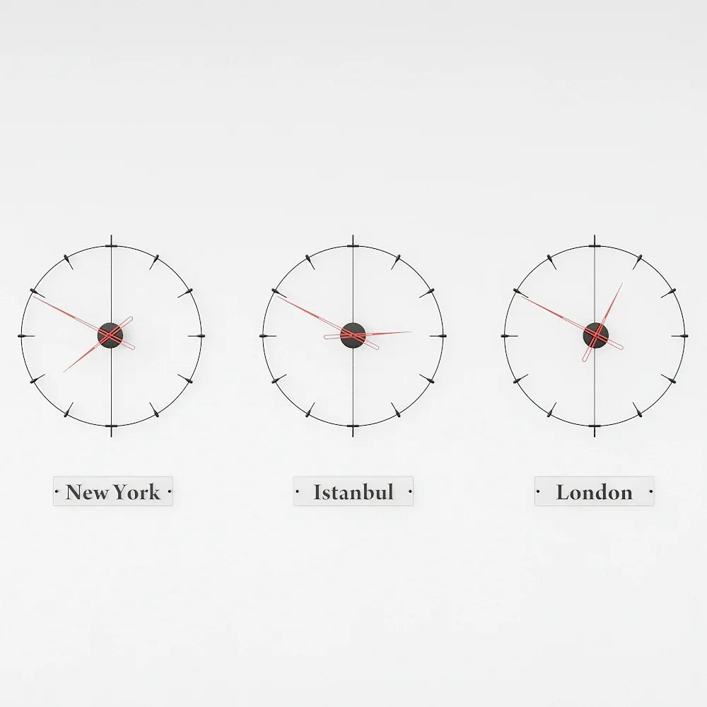 world clocks london, new york, istanbul