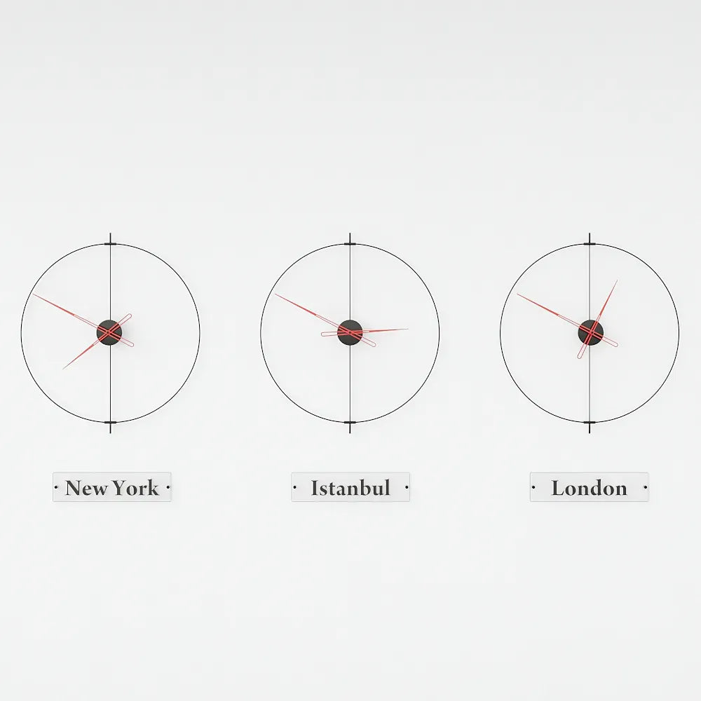 duvar dünya saati london, new york