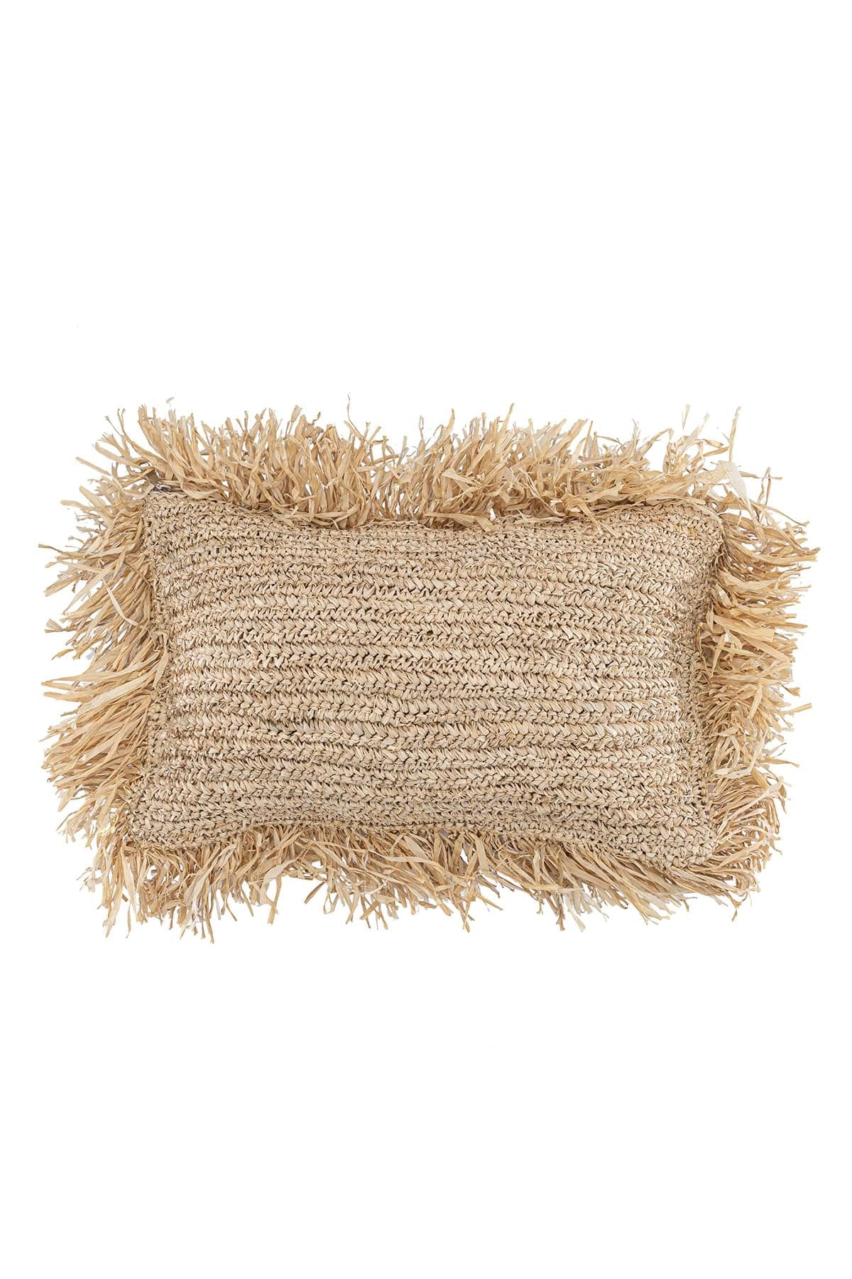 Meander Handmade Decorative Raffia Cushion Cover 30x50cm 8930