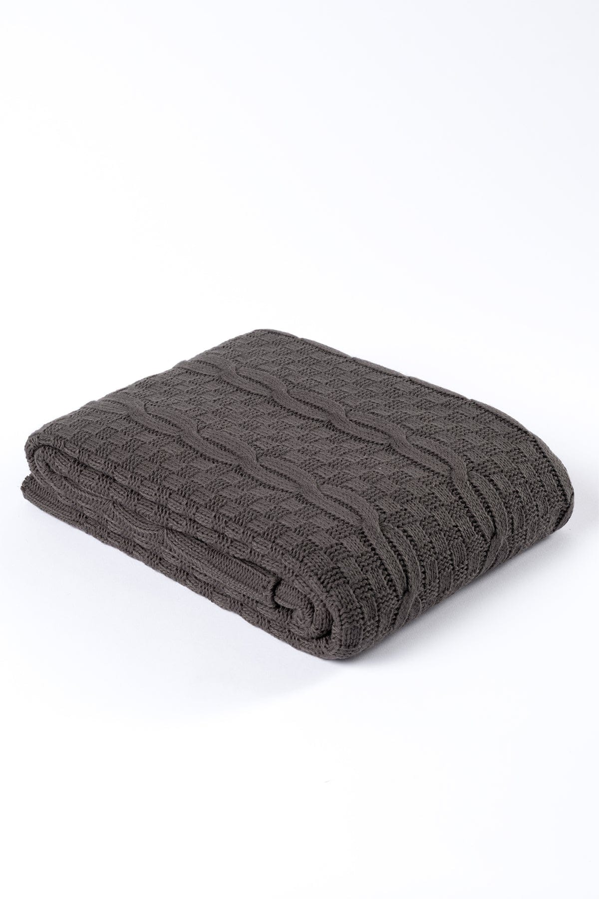 Mendi Grey Acrylic Throw TV Blanket 130X170 2533
