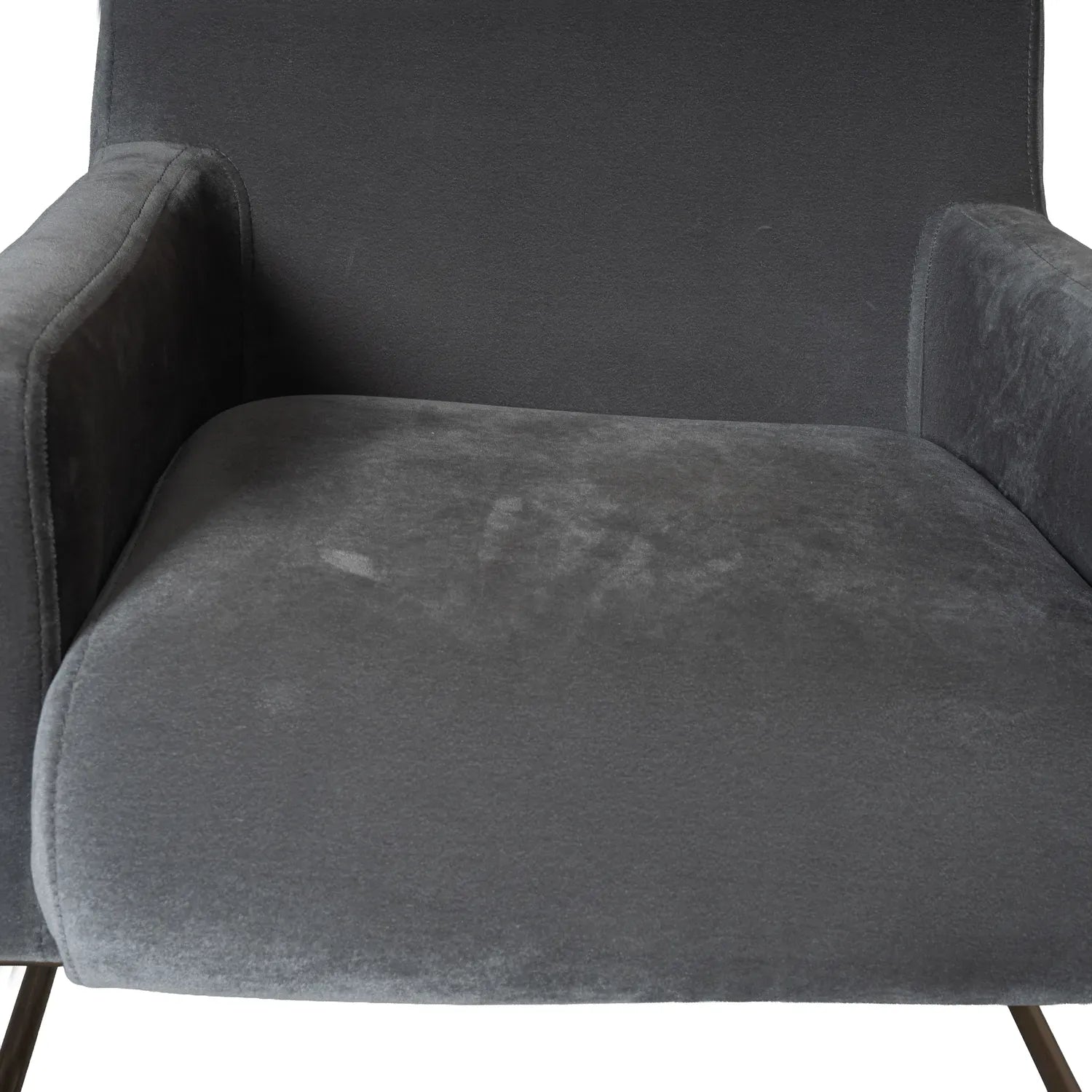 Metal Ayaklı Berjer Füme 10606