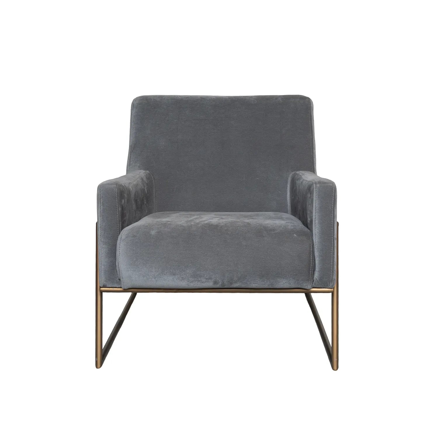 Metal Ayaklı Berjer Füme 10606