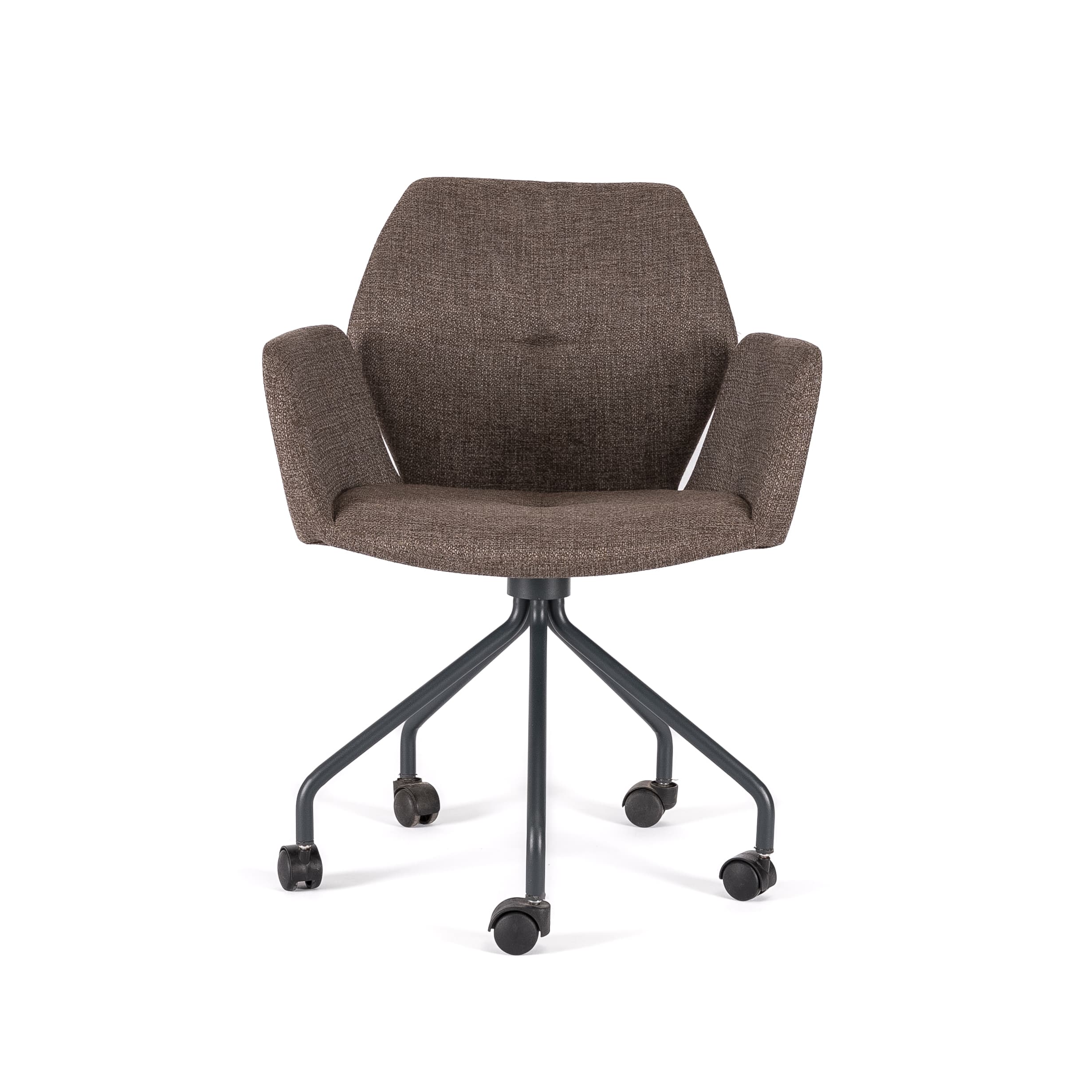 Mob Turn Sandalye Brown Metal