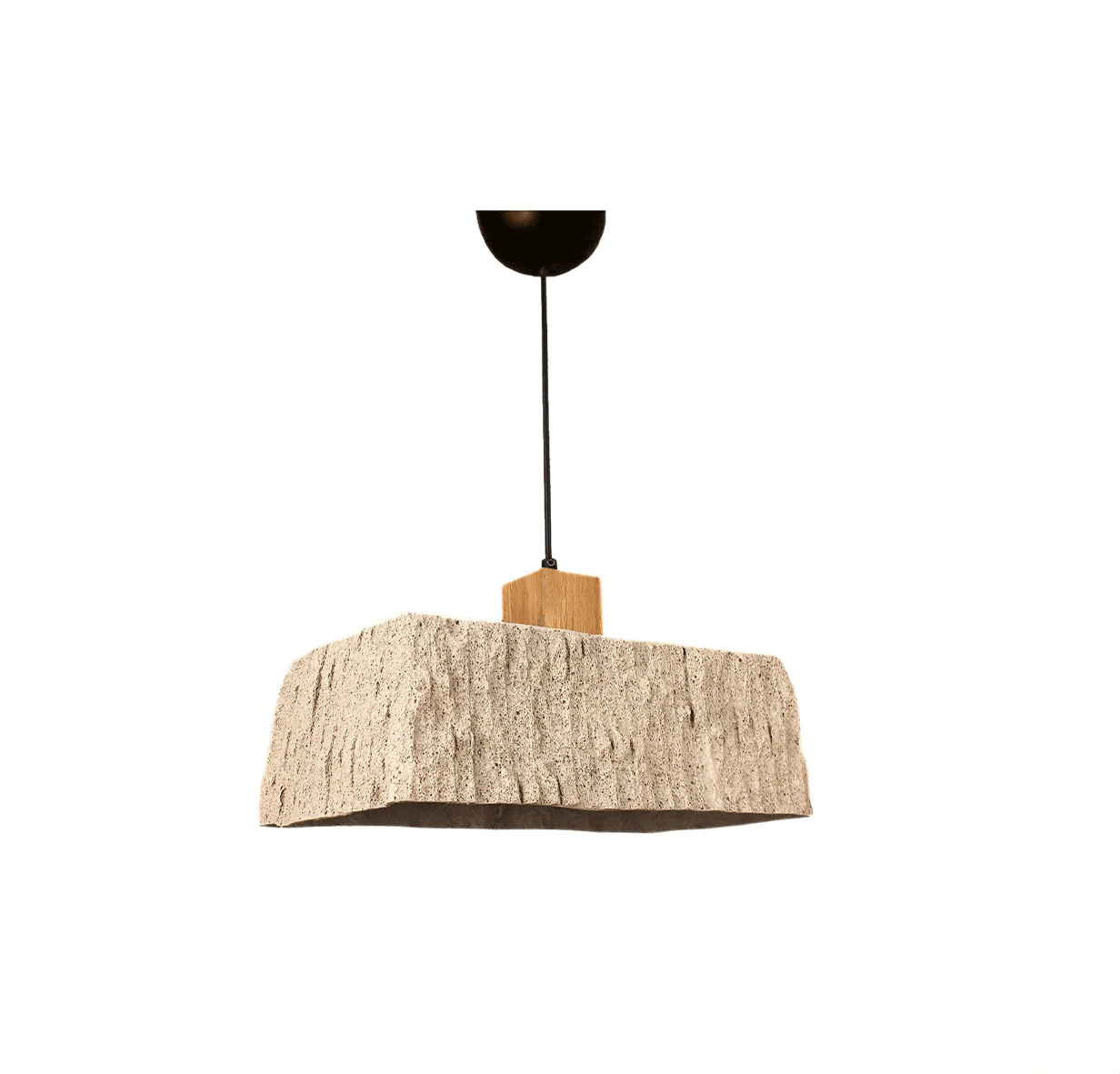 Moon Tekli Avize Karbon Beton