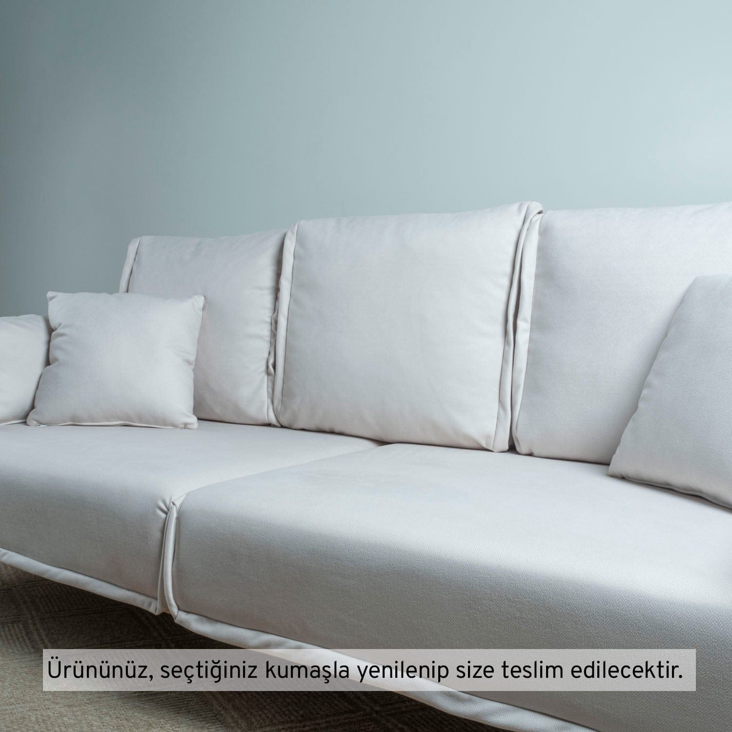 Neomi Üçlü Koltuk Kadife 11048