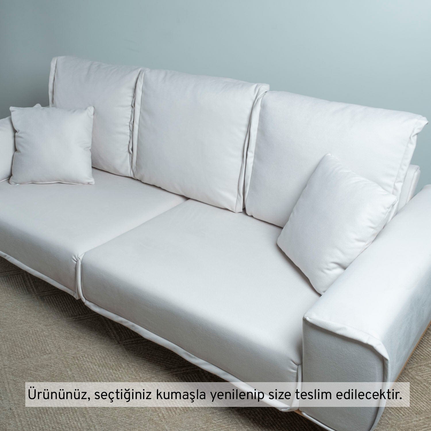 Neomi Üçlü Koltuk Kadife 11048