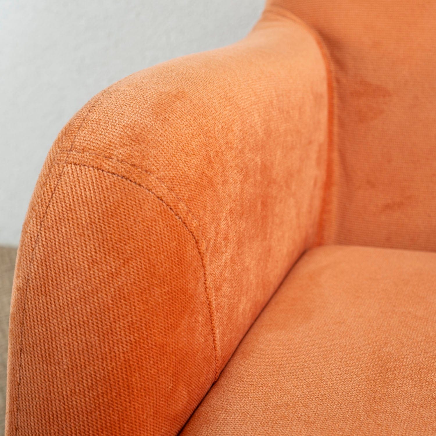 Neomi Wood Berjer Kadife Turuncu 0326