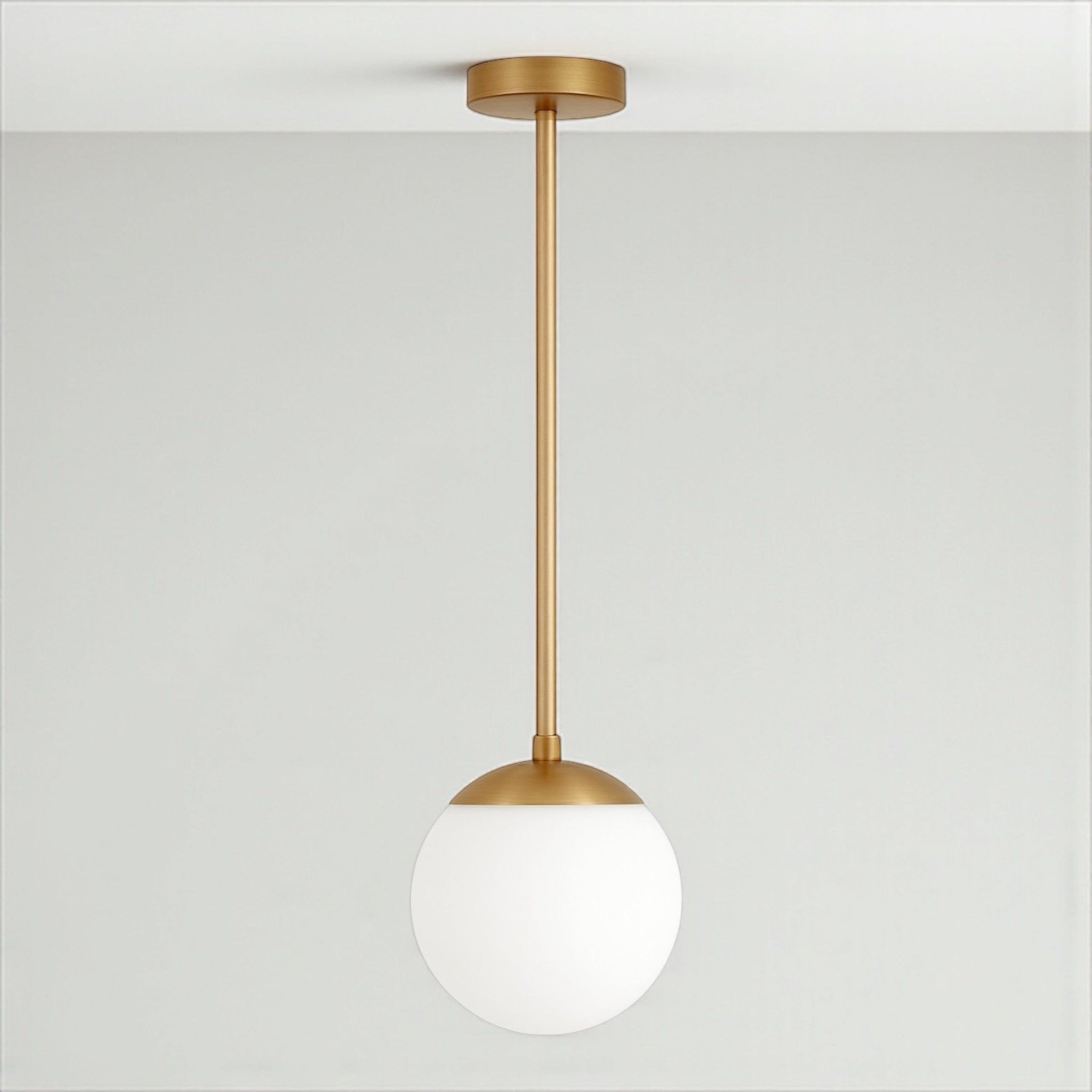 Nino Single Piece Distressed Gold Lamp