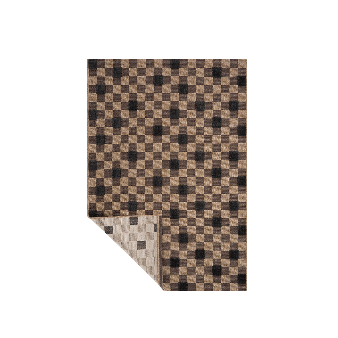 Nordic Kareli Natural Halı 200x290