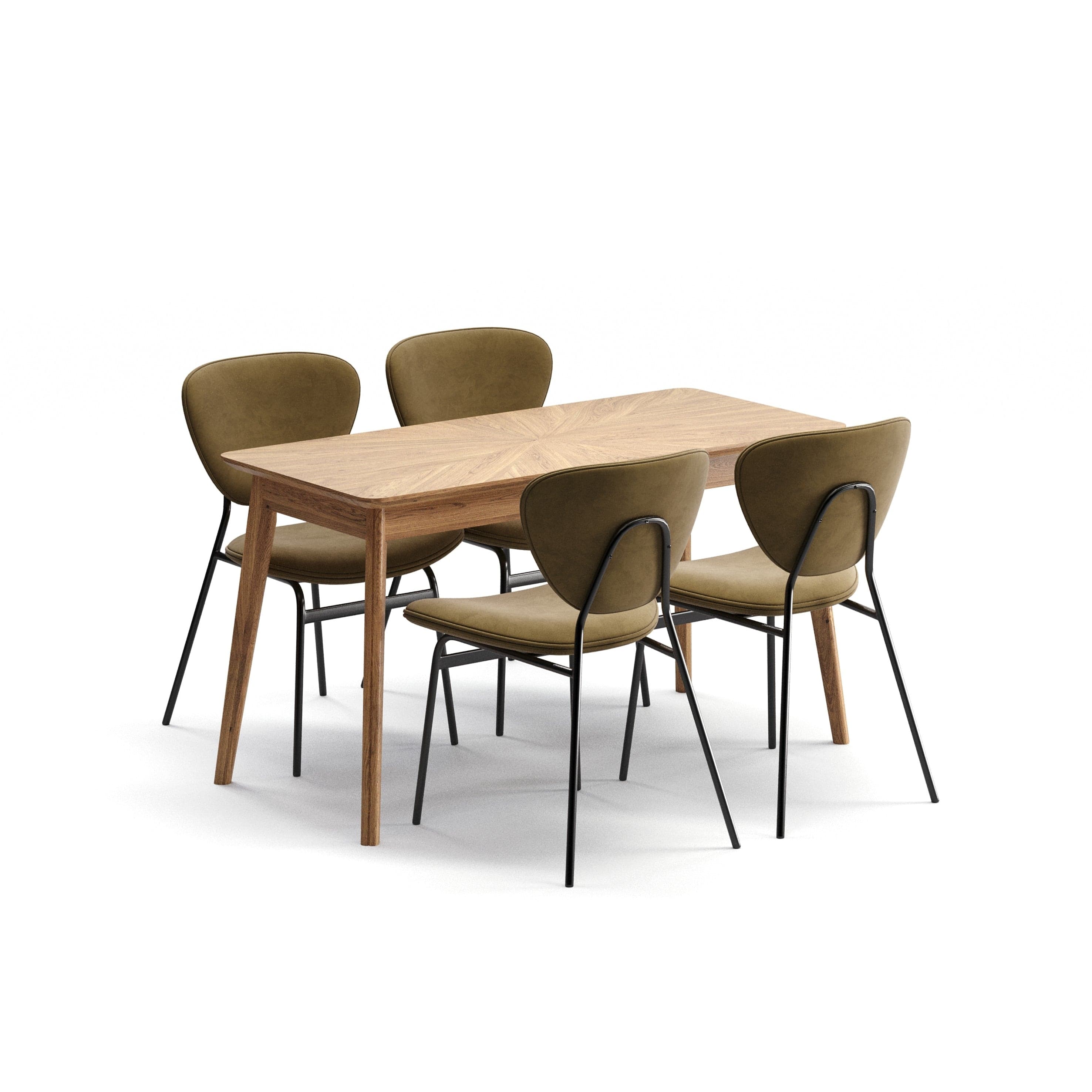 Norge x Quin Yemek Masası Takımı 4 Kişilik