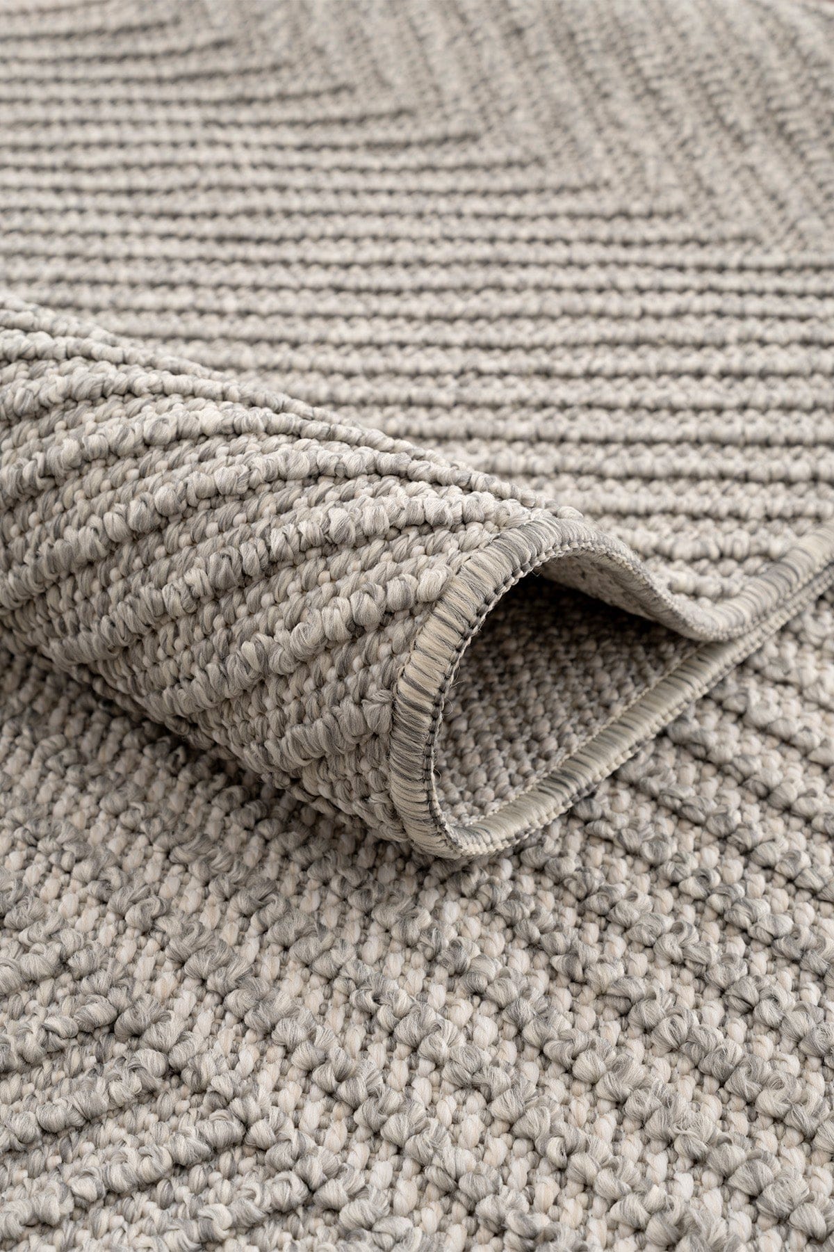 Retro Cream Grey Dust-Free Rug 19270A
