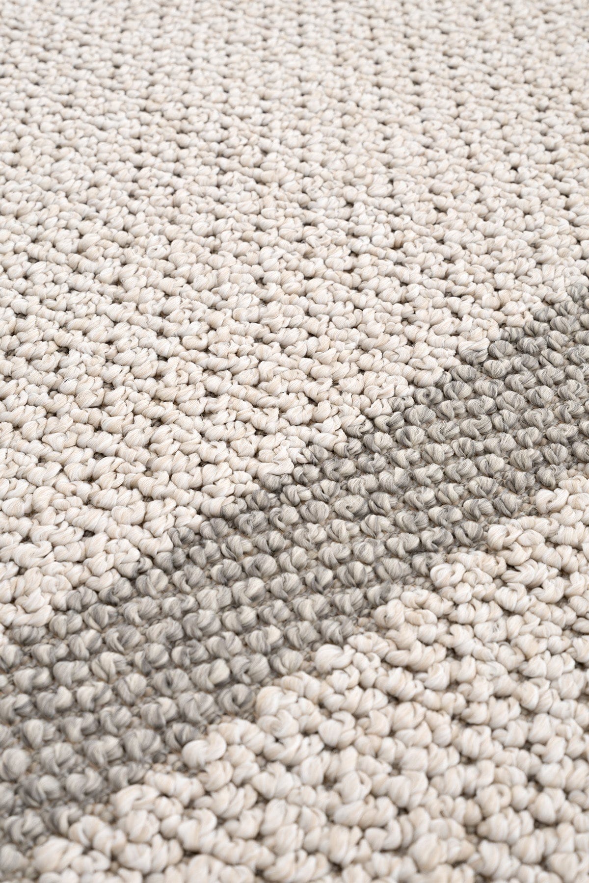 Retro Plain Cream Gray Bordered Rug A3234A