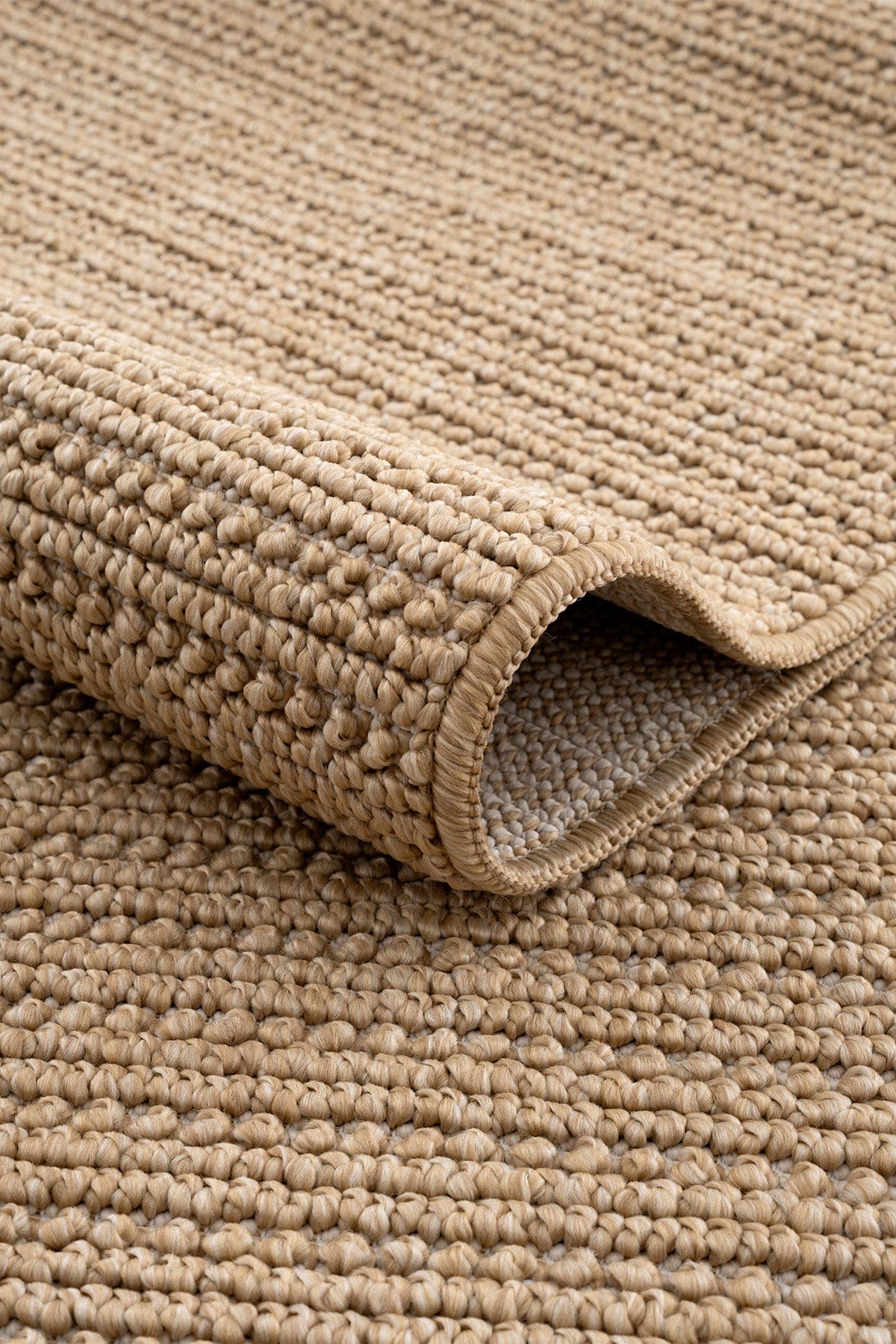 Retro Plain Natural Flatweave Rug A3190A