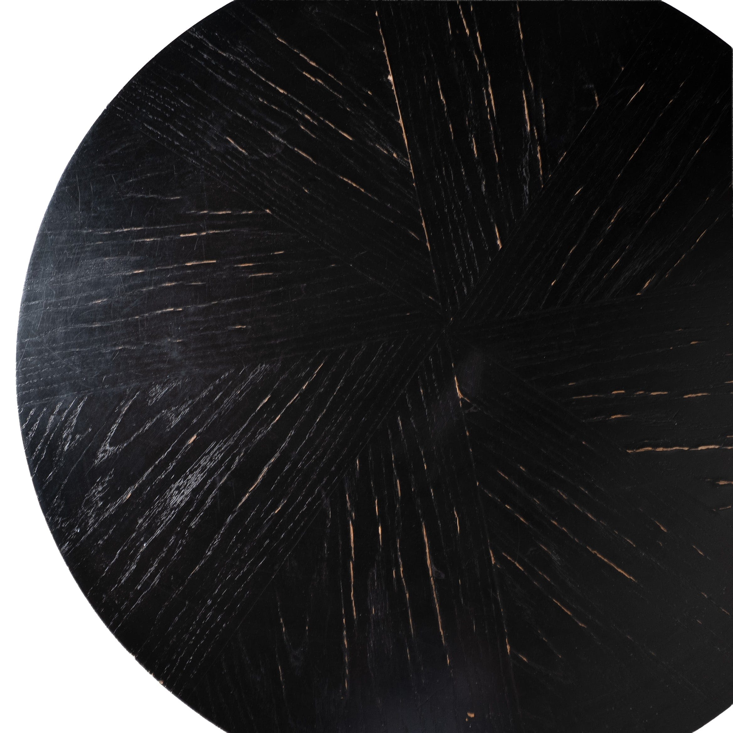 Rove Siyah Yemek Masası 90 cm Ahşap Siyah 10546