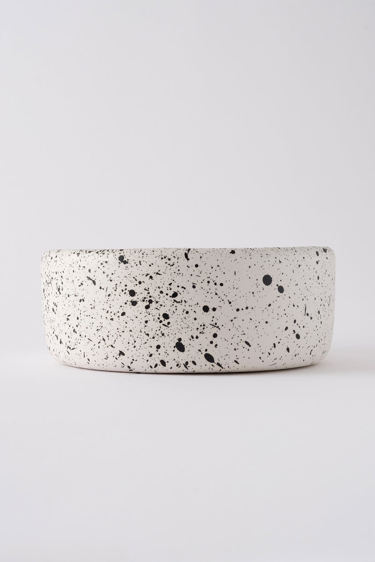Sateen Matte White Speckled Handmade Small Serving Bowl 8628
